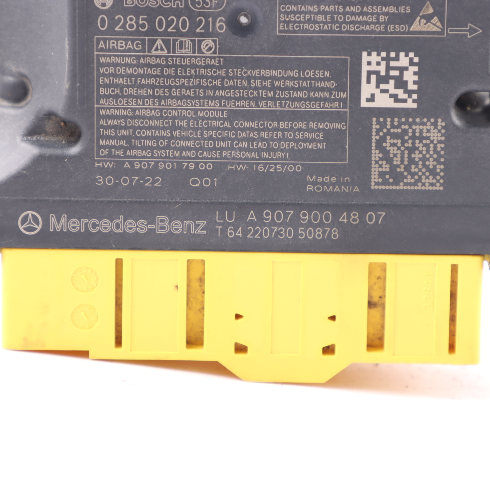 Mercedes W907 W910 Luftmodul Steuergerät ECU A2139008828