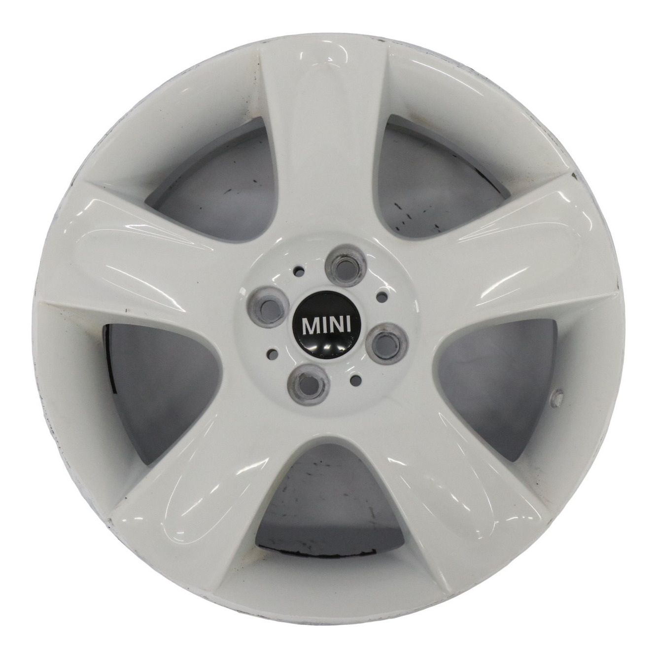 Mini R50 R52 R53 Weißes Rad Leichtmetallfelge 17" 7J ET:47 5-Star 91 6764099