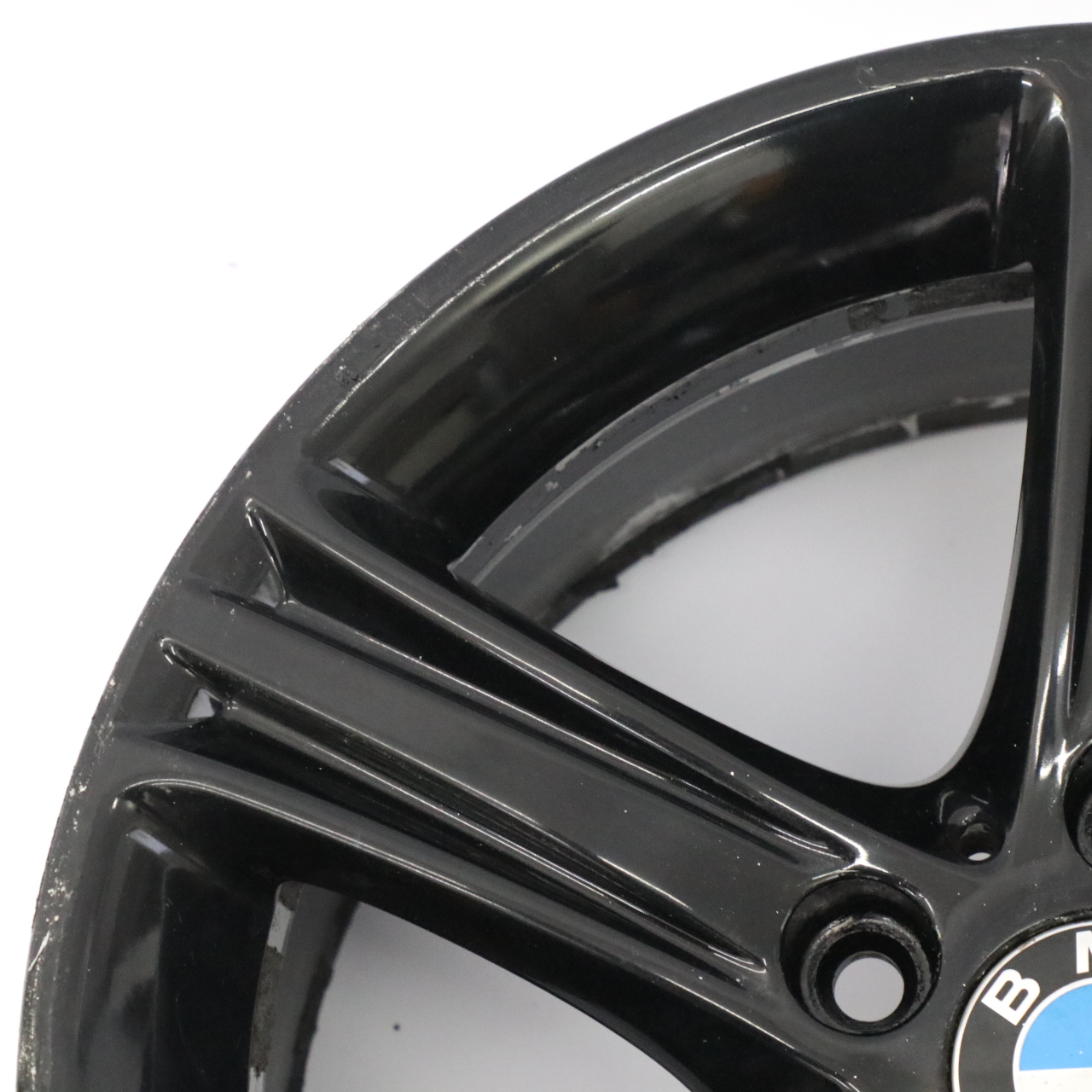 BMW F30 F31 F32 F36 Schwarz Leicht Metall Rad Felge 17" 7,5J ET:37 6796242