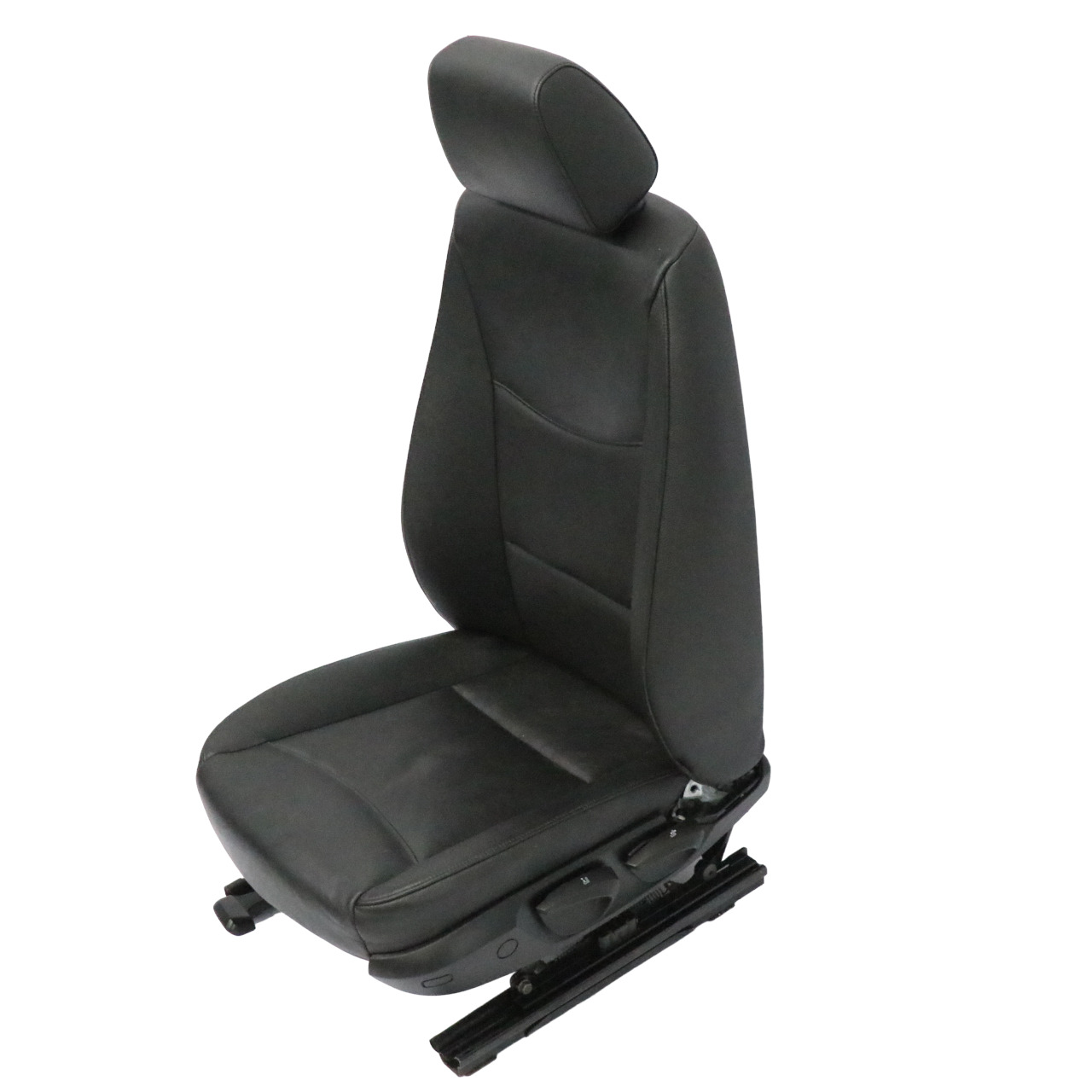 Vorder sitz BMW E90 E91 Links Heizung Schwarz Leder Dakota Interieur