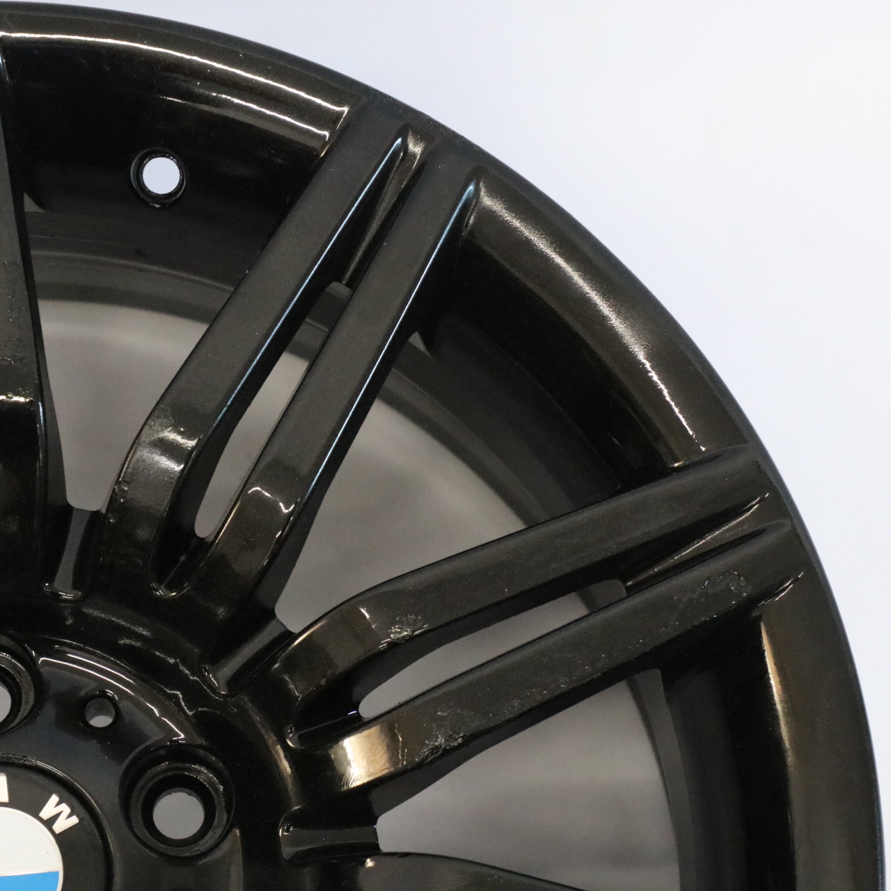 BMW E60 E61 Front Black Alloy Wheel Rim 19" 8,5J ET:18 M Double Spoke 172