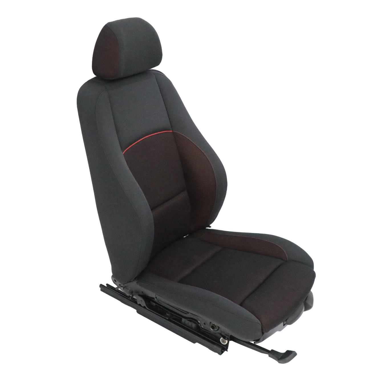 BMW E81 Sitz vorne links Interieur Stoff Netzwerk Cranberry Rot