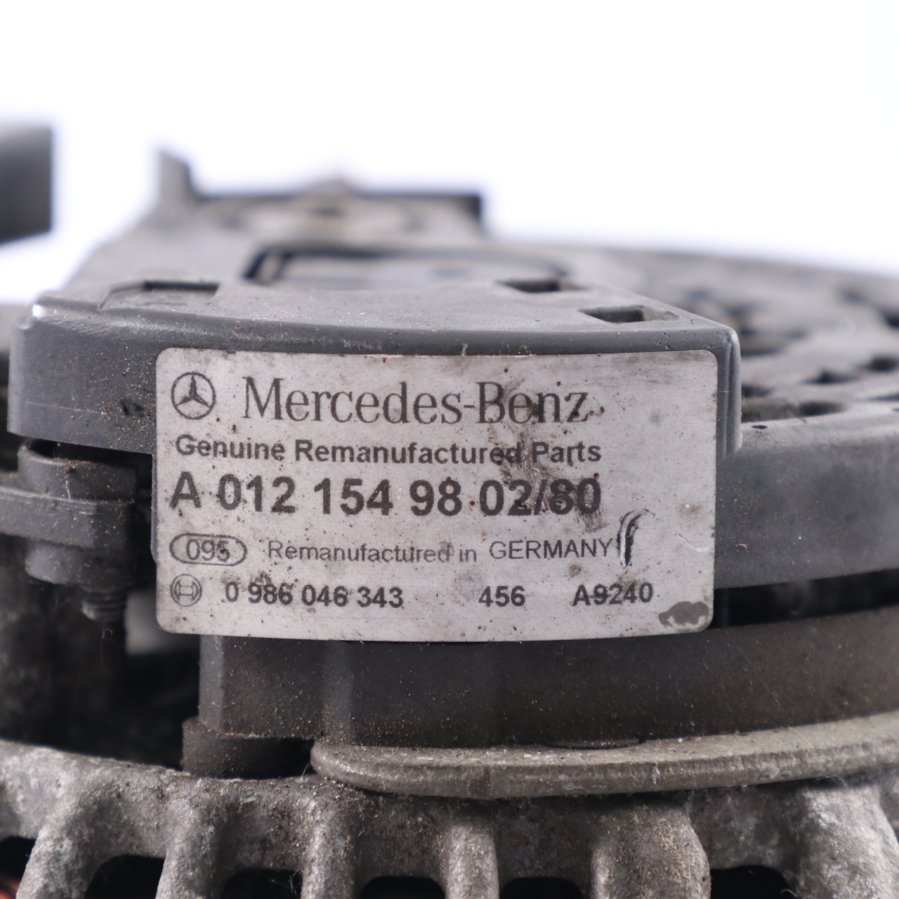 Mercedes W211 Lichtmaschine Generator A0121549802