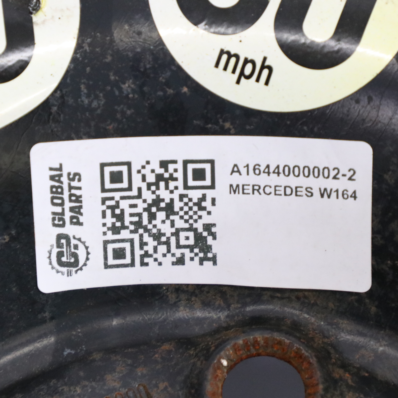 Mercedes W164 W166 Ersatzrad Stahl 18" 4J Bereifung R18 155/90 A1644000002