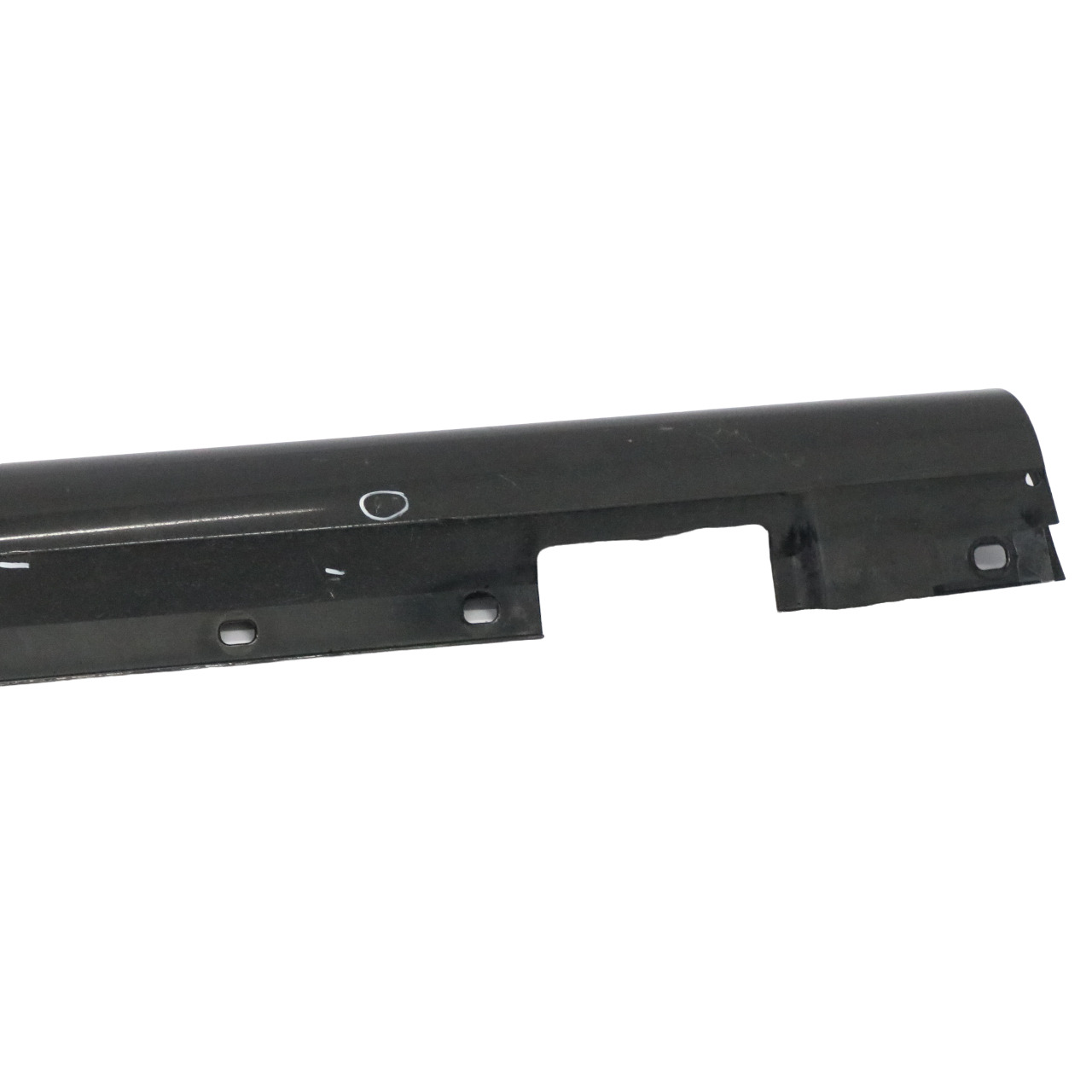 Mercedes W204 Side Skirt Door Sill Cover Right O/S Obsidian Black Metallic - 197