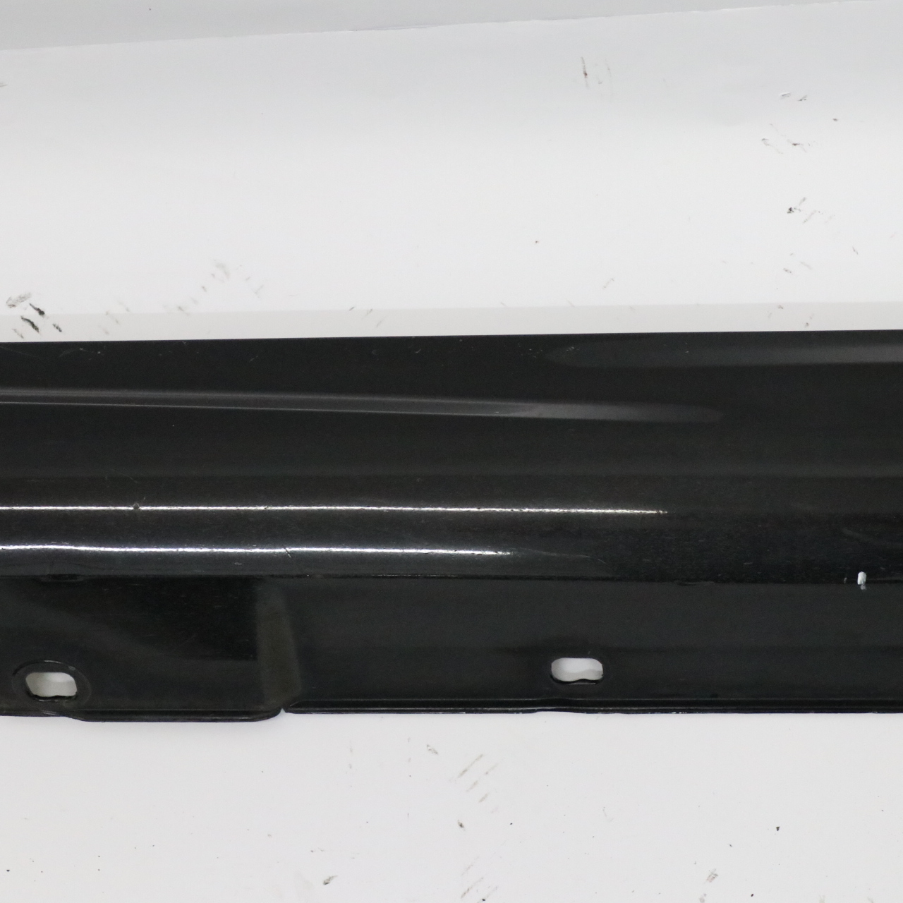 Mercedes W204 Side Skirt Door Sill Cover Right O/S Obsidian Black Metallic - 197