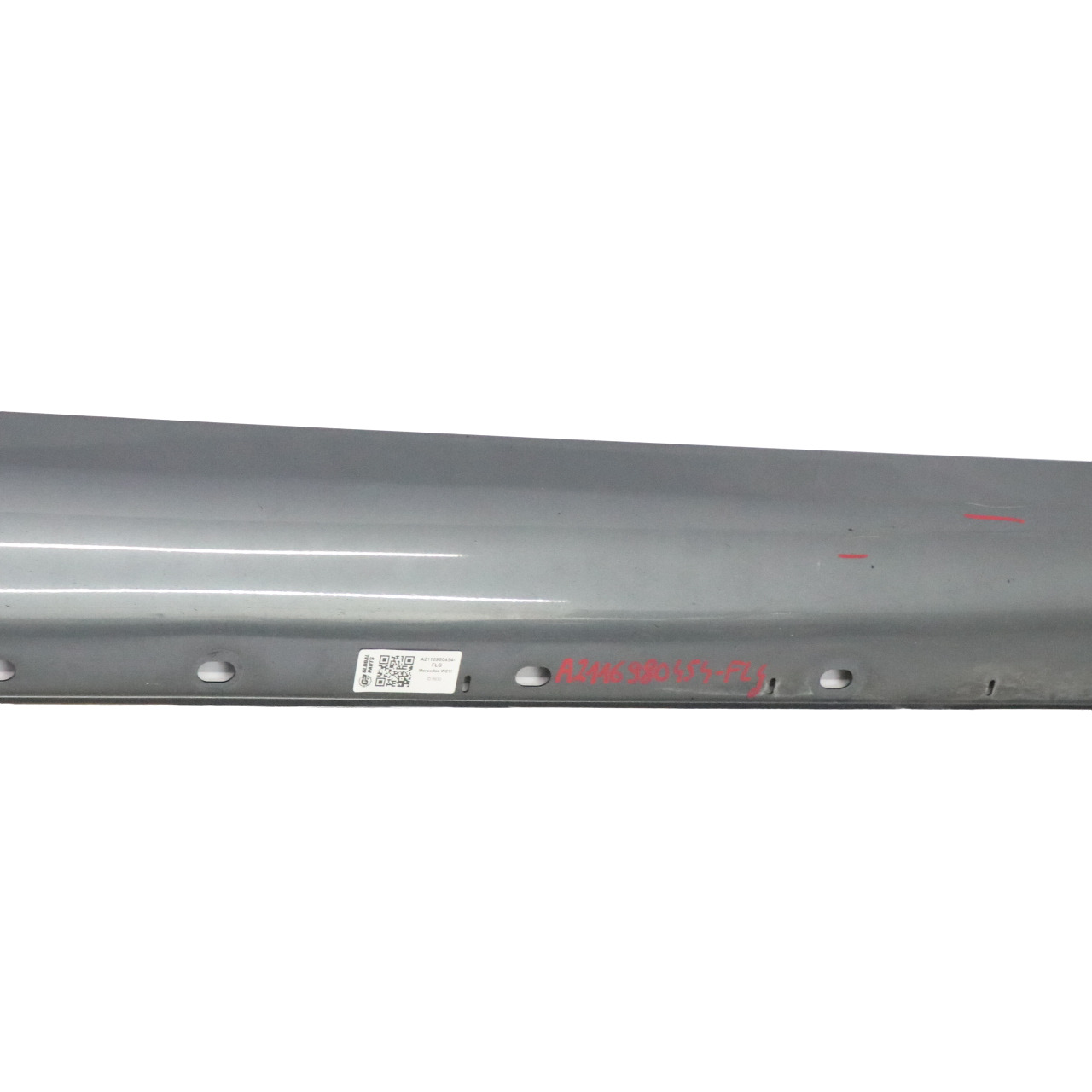 Mercedes W211 Side Skirt Door Sill Trim Cover Right O/S Flint Grey Metallic 368