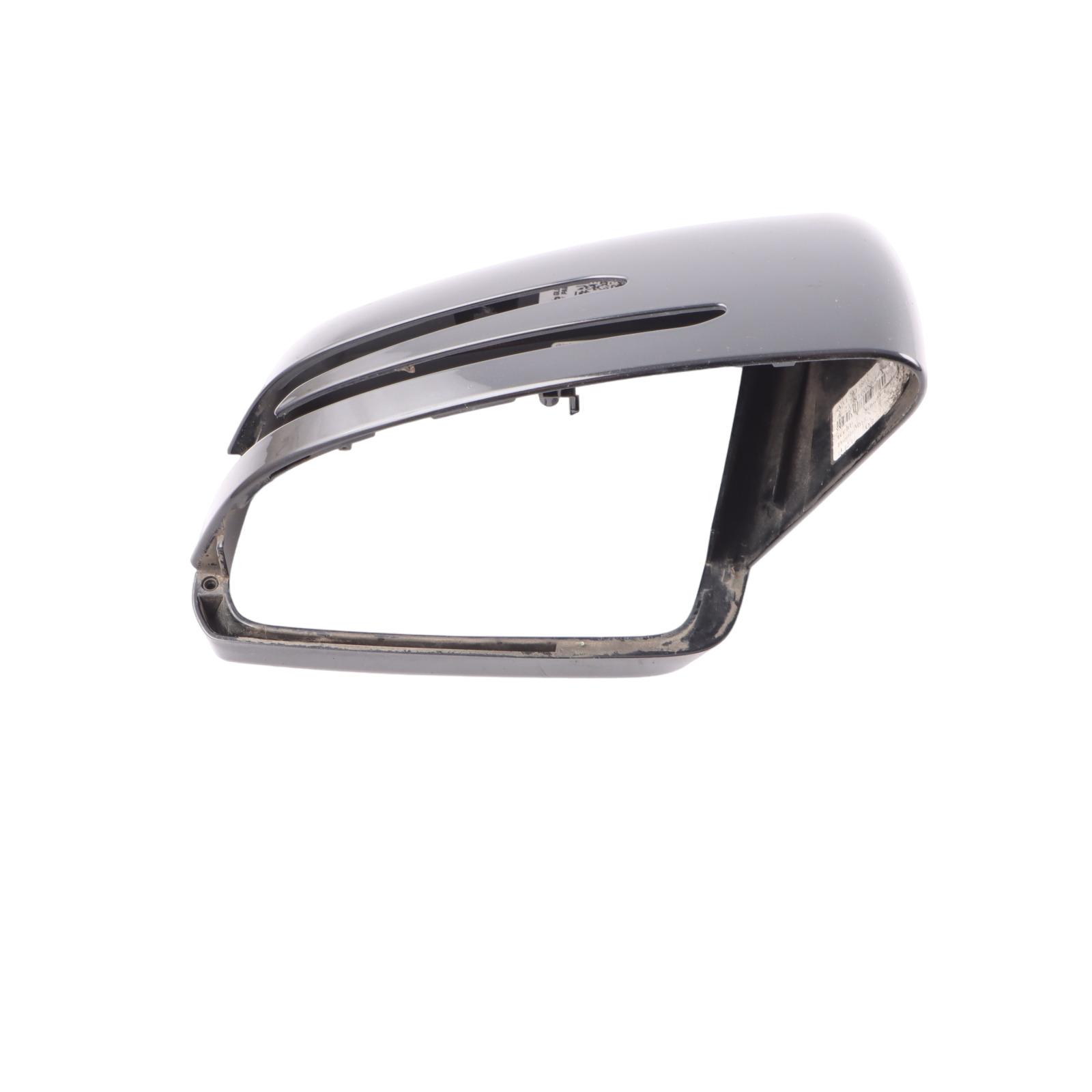 Mercedes W204 W212 Wing Mirror Cover Trim Panel Right O/S Obsidian Black - 197