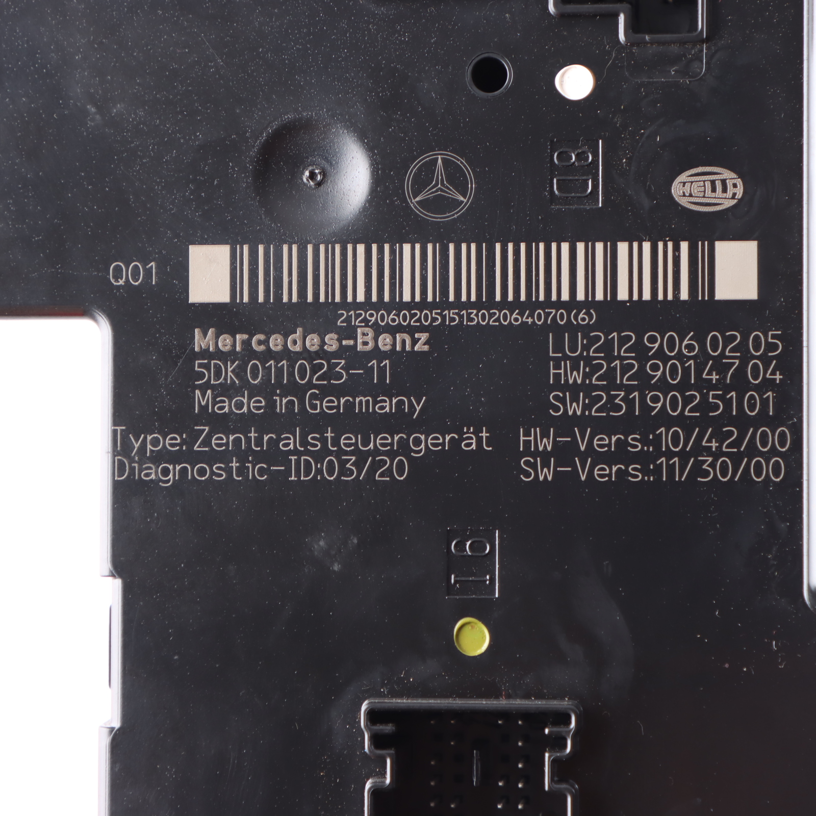 SAM Modul Mercedes W207 A207 C207 Hecksteuergerät ECU A2129060205