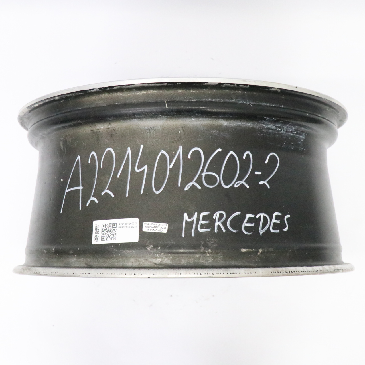 Mercedes W221 AMG Silberne Leichtmetallfelge 19" 8,5J ET:43 A2214012602