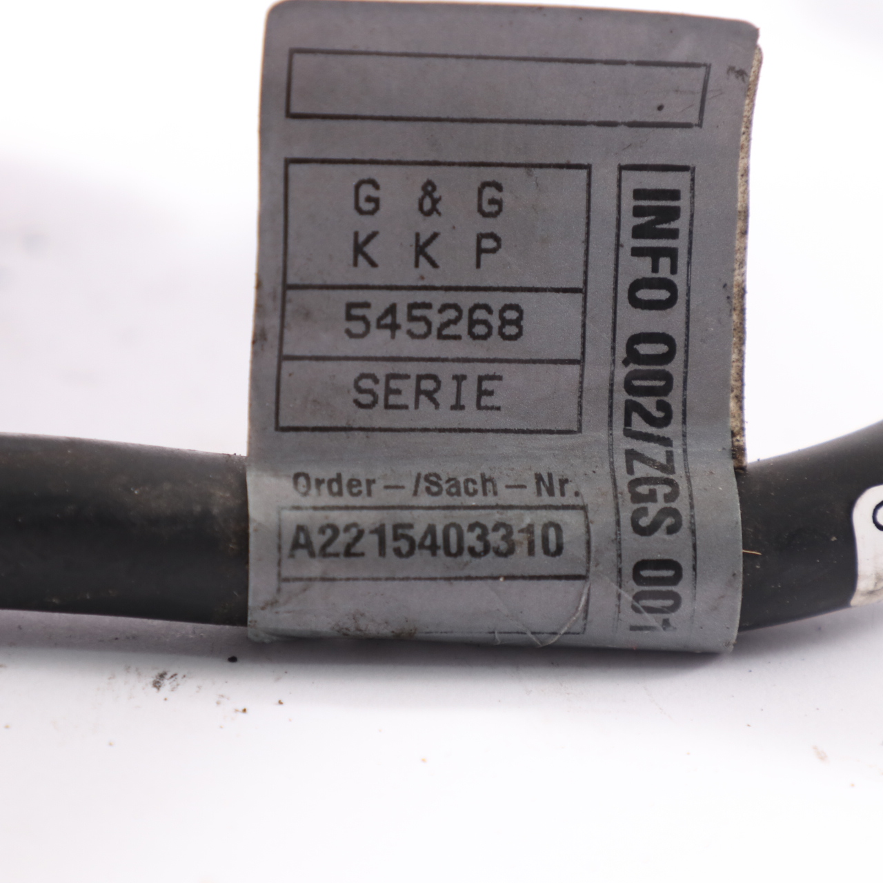 Mercedes W221 Batterie Elektrische Masse Leitung Kabel Erde Kabel A2215403310