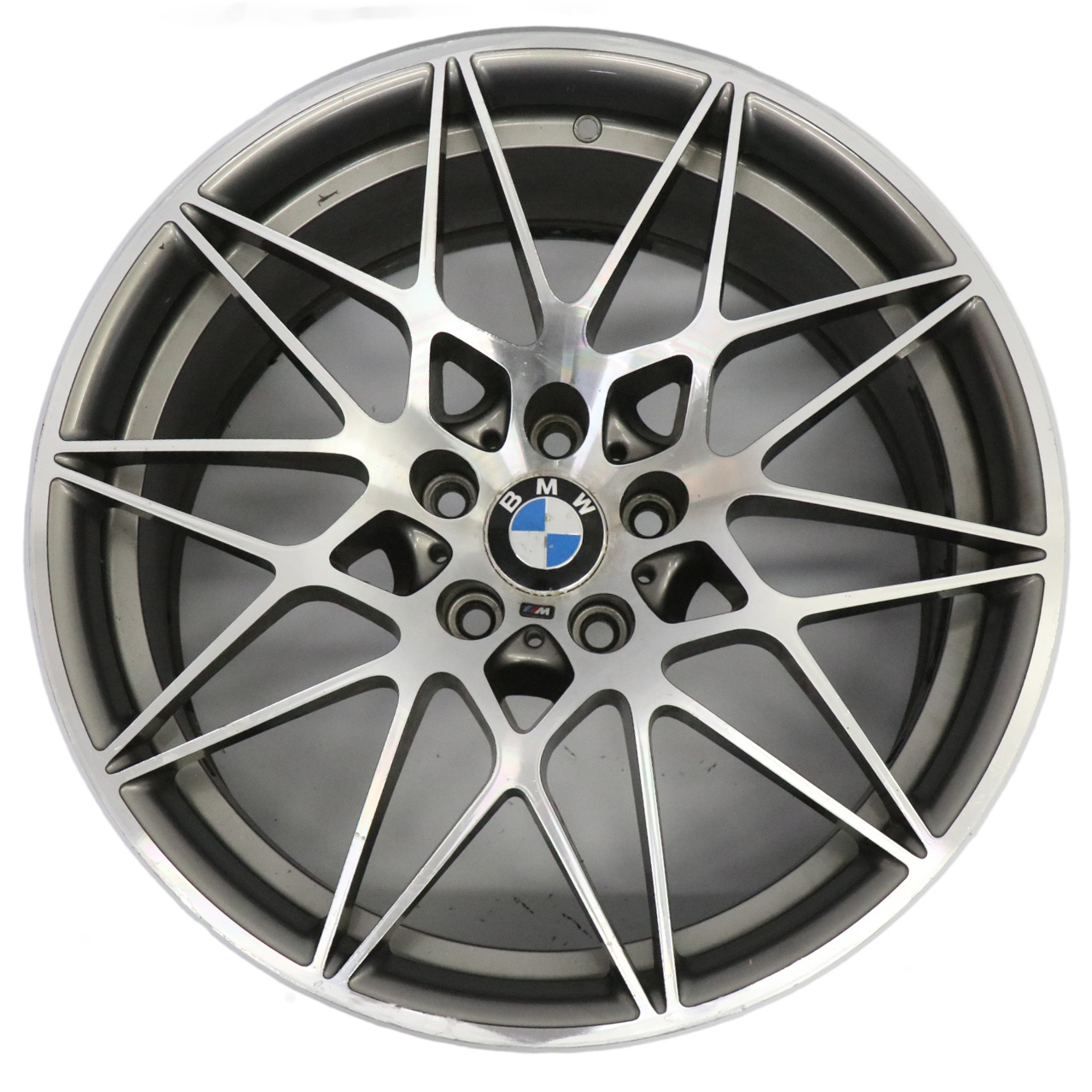 BMW F80 M3 Ferric Grau Hinterrad Felge 20" M Sternspeiche 666 10J 2287501