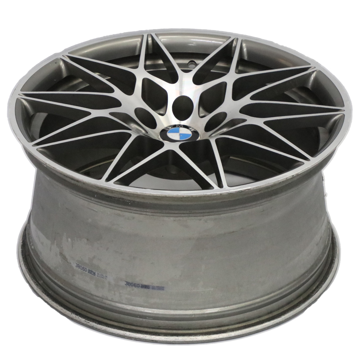 BMW F80 M3 Ferric Grau Hinterrad Felge 20" M Sternspeiche 666 10J 2287501