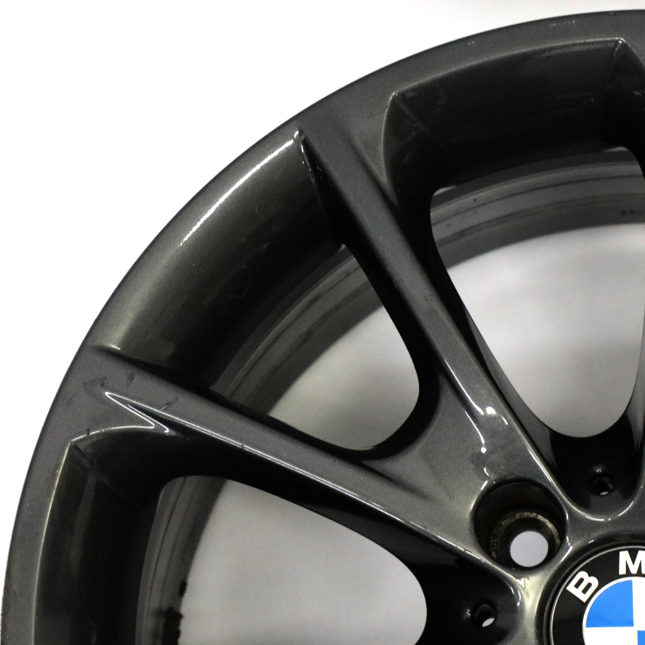 BMW F30 F32 LCI Grau Leichtmetallrad 18" 8J ET:34 V-Speiche Styling 398 6874819