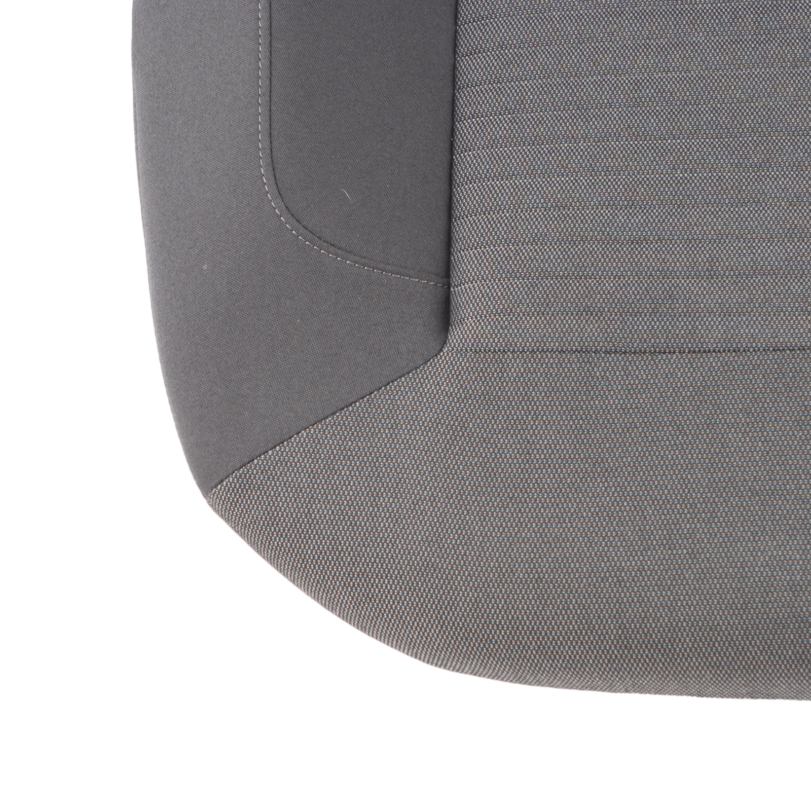 Volkswagen Polo Mk5 6R Seat Cover Rear Right O/S Bench Couch Fabric Titan Black