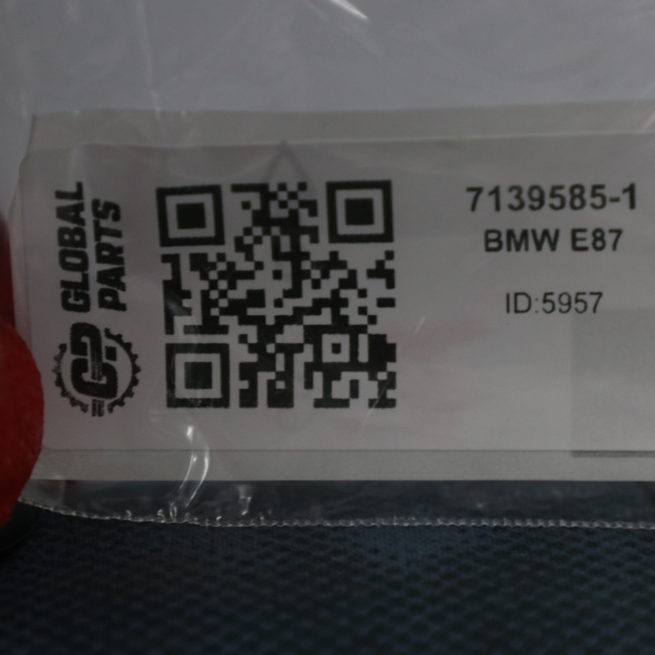 BMW E87 Stoff / Kunstleder Vorne Links Sitz Sydneyblau Sydney Blau