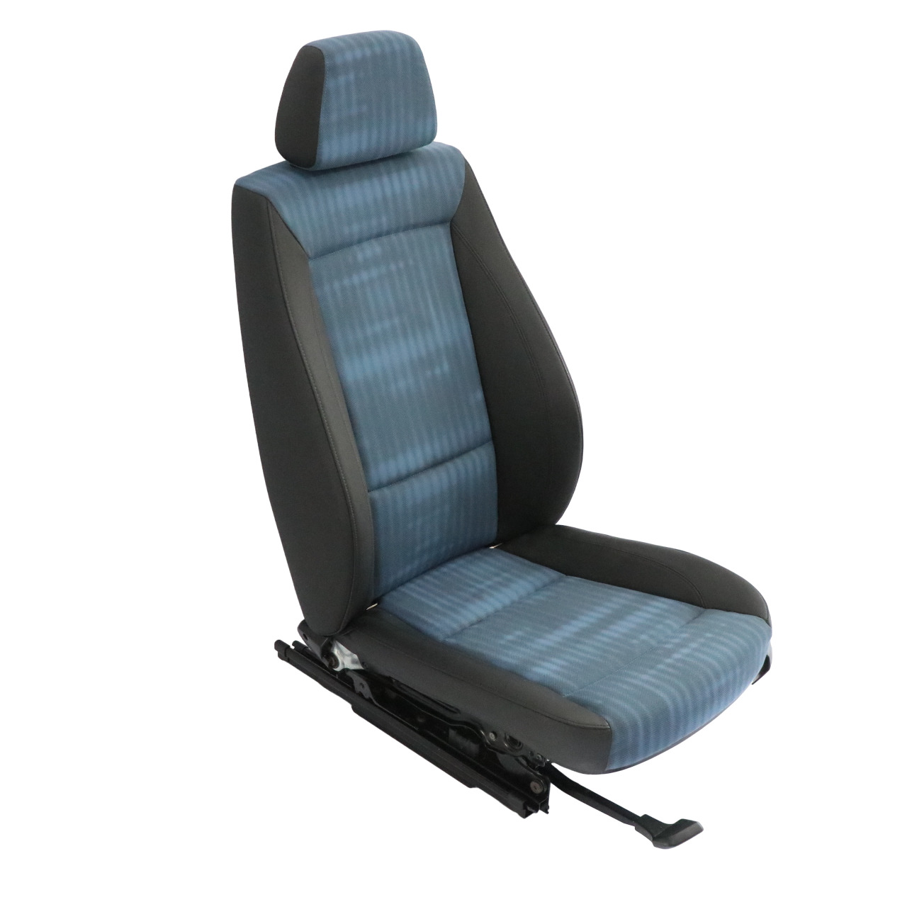 BMW E87 Stoff / Kunstleder Vorne Links Sitz Sydneyblau Sydney Blau