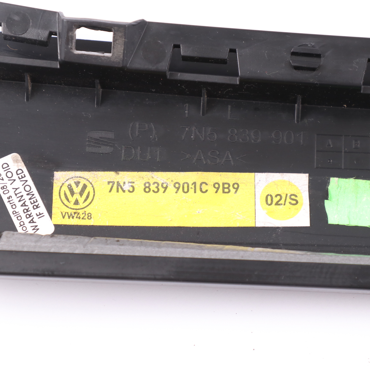 VW Sharan 7N Säule Trim Abdeckung links Tür außen B Säule Panel 7N5839901C