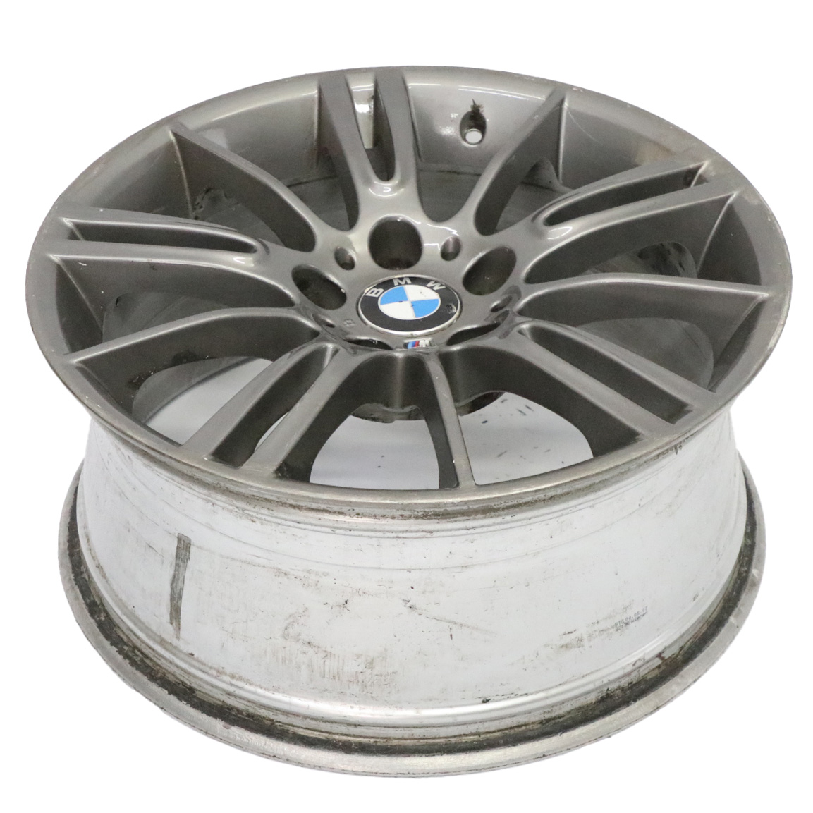 BMW E90 E91 E92 Grau Leichtmetallfelge vorne 18" 8J ET:34 M Spider Speiche 193