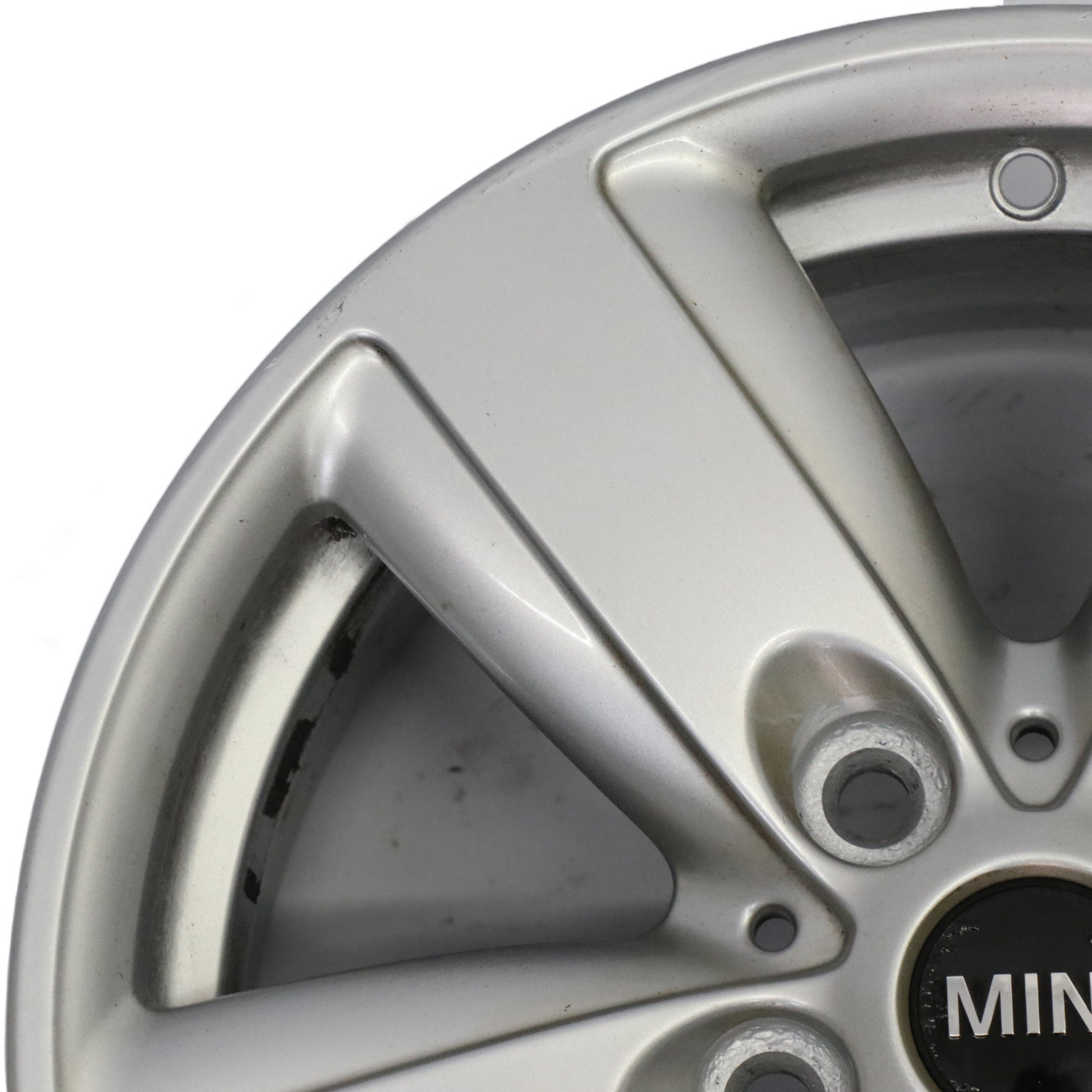 Mini R60 Silberne Leichtmetallfelge 16" 6,5J ET:46 5 Star Air Spoke 140 9811729