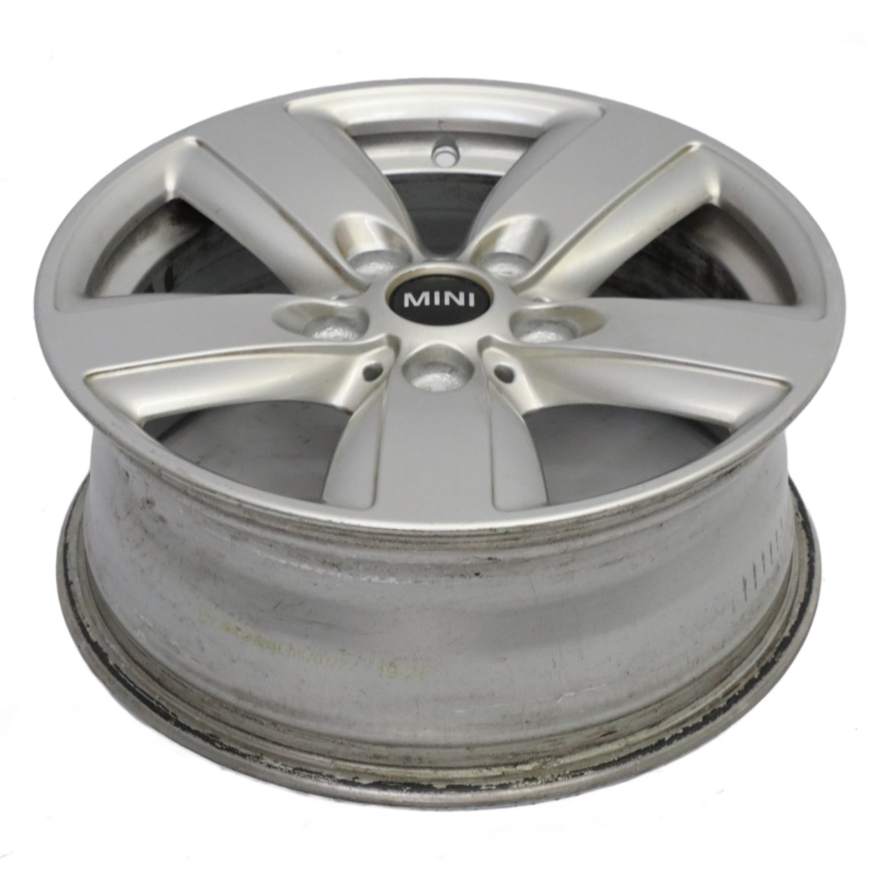 Mini R60 Silberne Leichtmetallfelge 16" 6,5J ET:46 5 Star Air Spoke 140 9811729