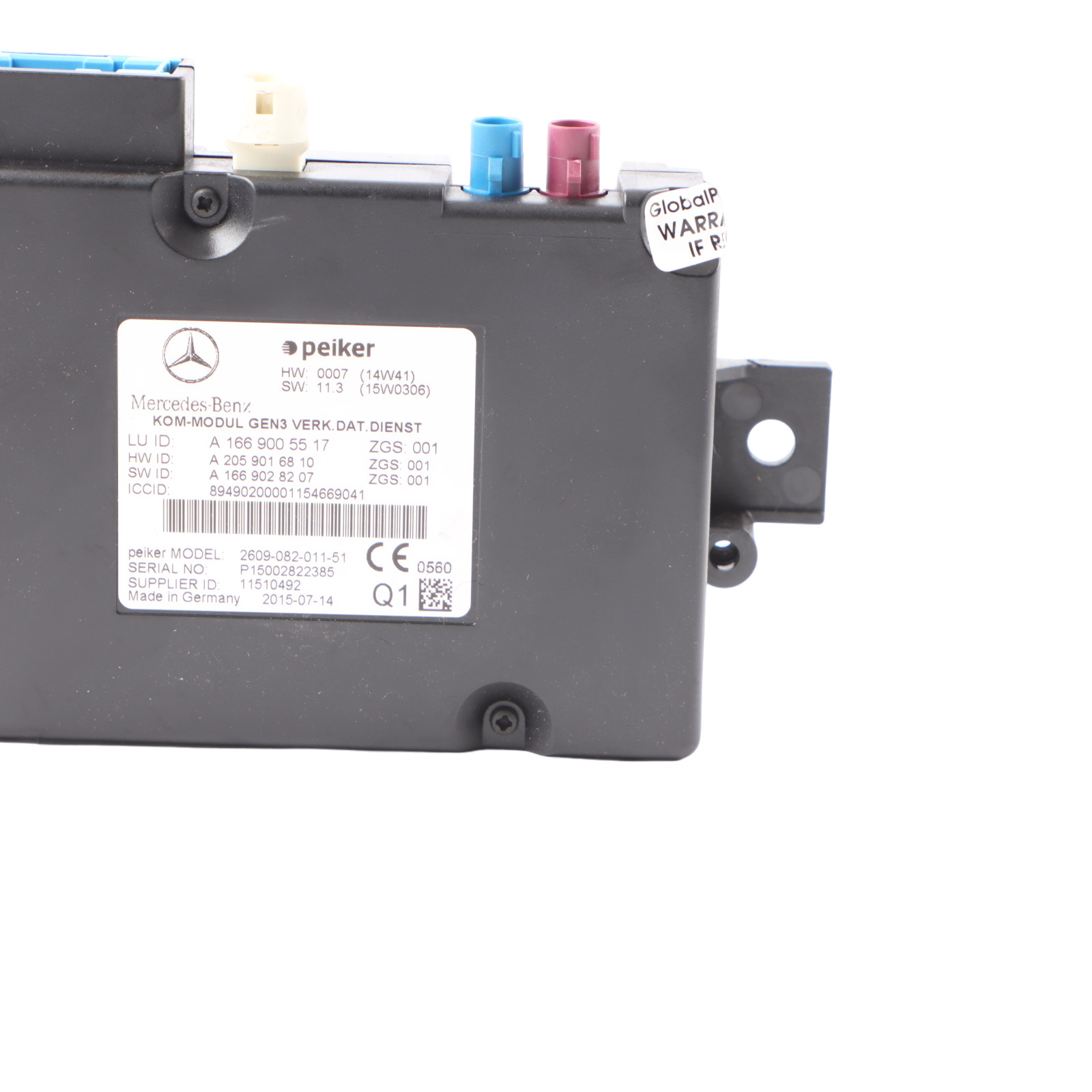 Mercedes W207 Telematik Kommunikations Steuergerät Modul A1669005517