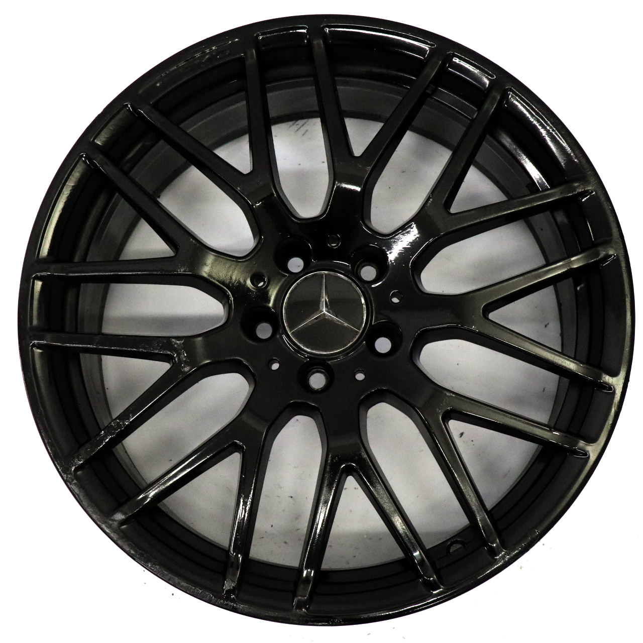 Mercedes C117 W176 Schwarz Leicht Metall Felge 19" ET:48 8J A1764010900