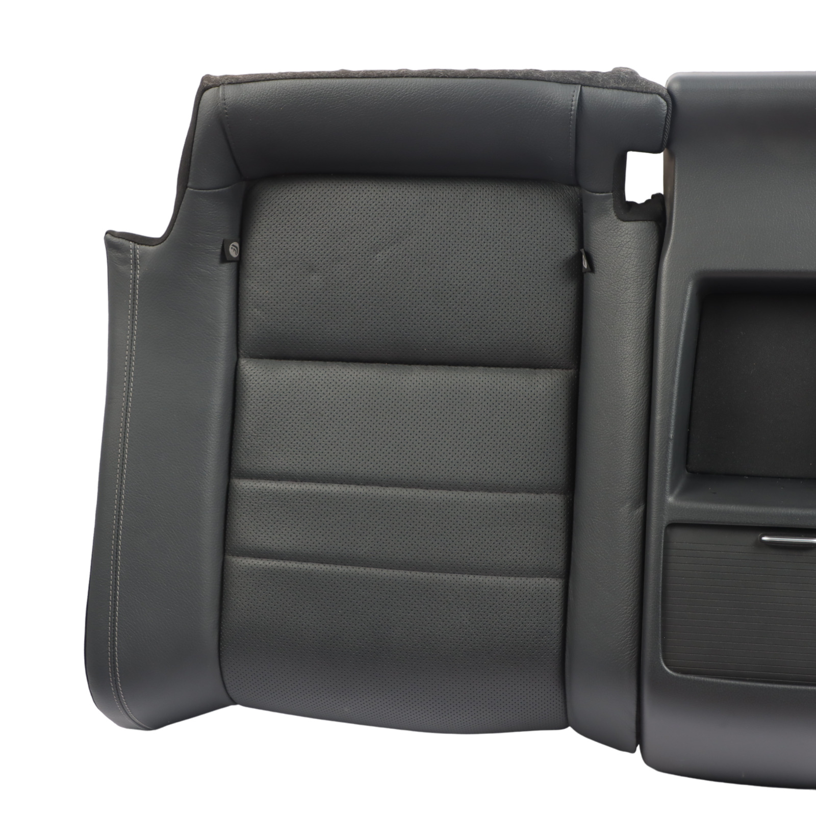 Rücksitzbank Mercedes C207 W207 Coupe Couch Sitzbezug Leder Schwarz