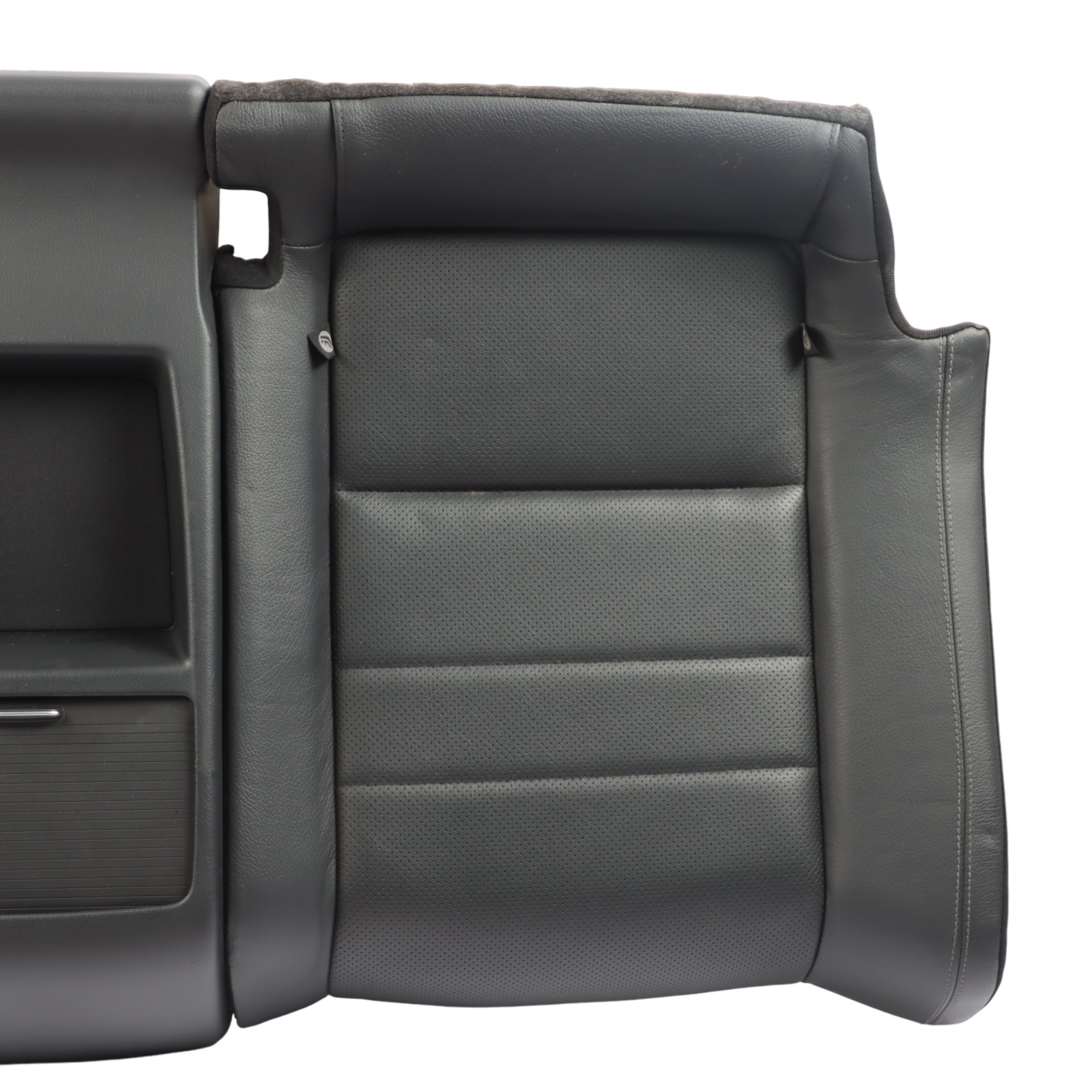 Rücksitzbank Mercedes C207 W207 Coupe Couch Sitzbezug Leder Schwarz