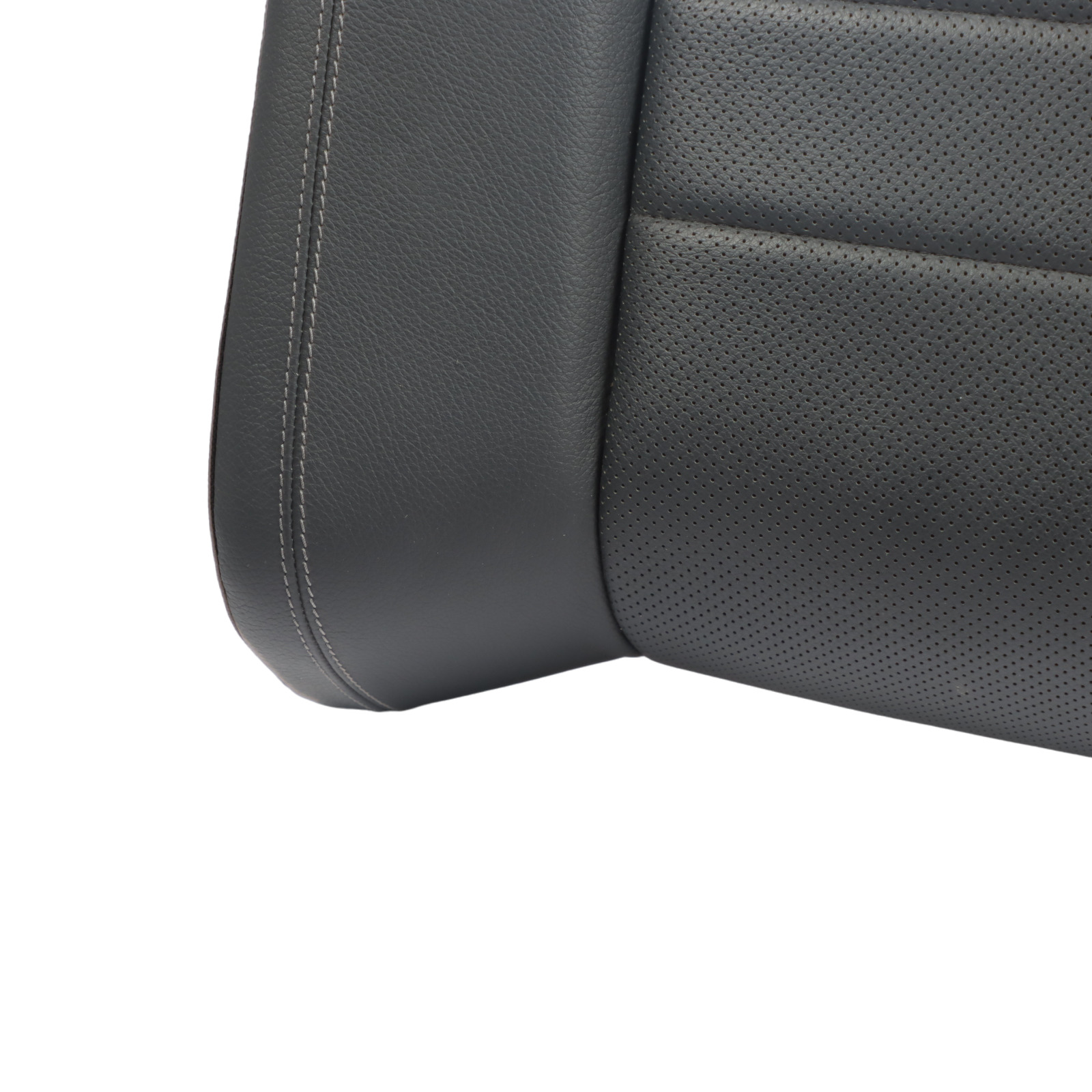 Rücksitzbank Mercedes C207 W207 Coupe Couch Sitzbezug Leder Schwarz