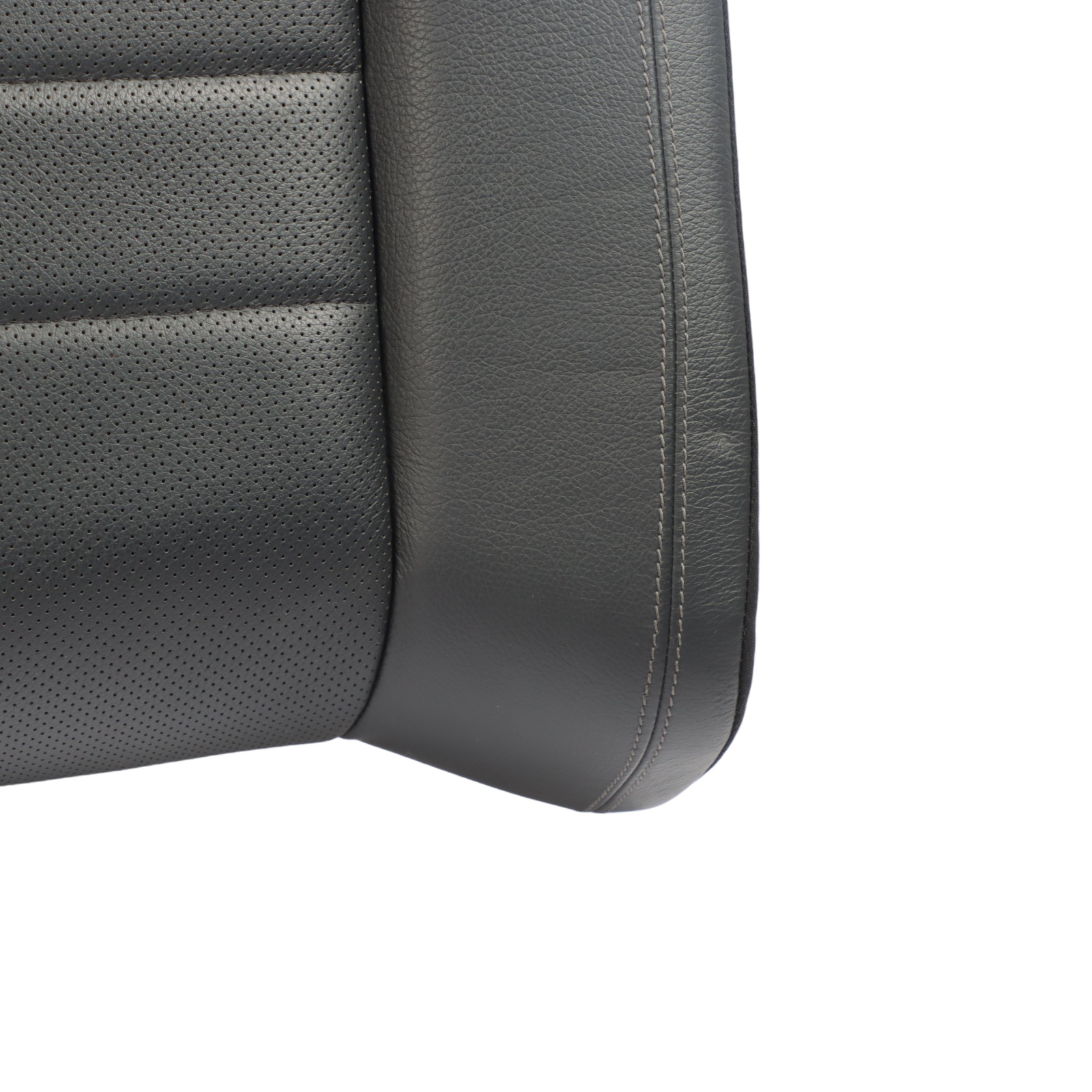 Rücksitzbank Mercedes C207 W207 Coupe Couch Sitzbezug Leder Schwarz