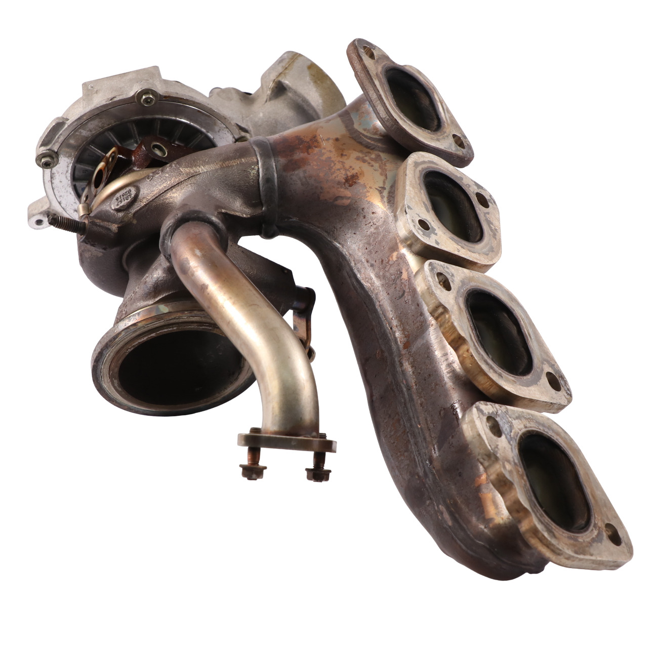 Mercedes W213 M274 Turbo Turbolader Abgaskrümmer A2740904180