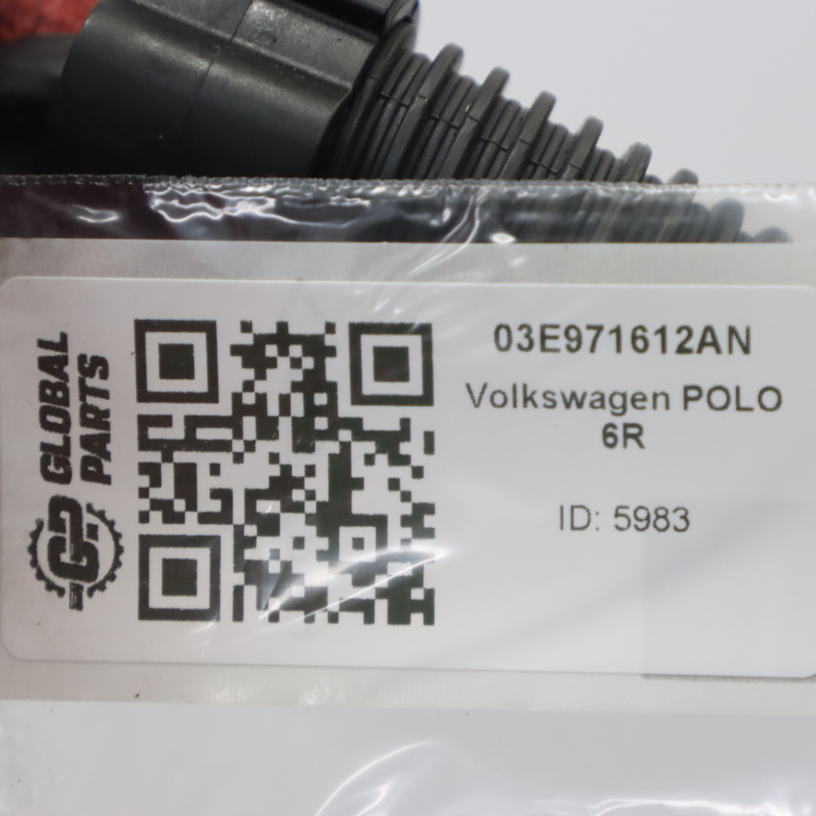 Volkswagen Polo Mk5 6R 1.2 CGPB Motor Kabelbaum Kabel 03E971612AN