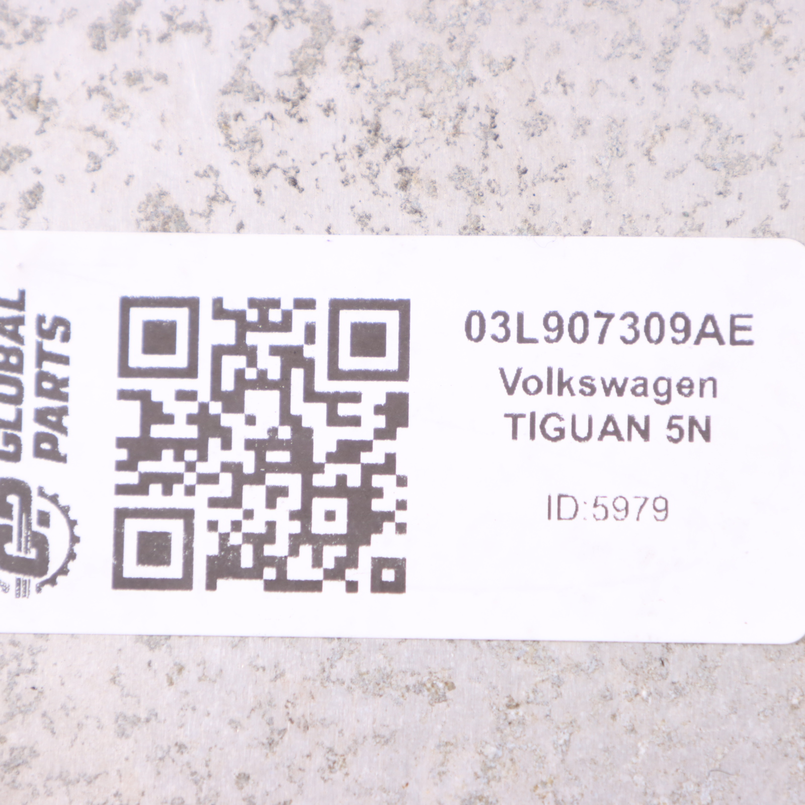 VW Volkswagen Tiguan 2.0 TDI CFFB 140HP Motorsteuergerät ECU 03L907309AE