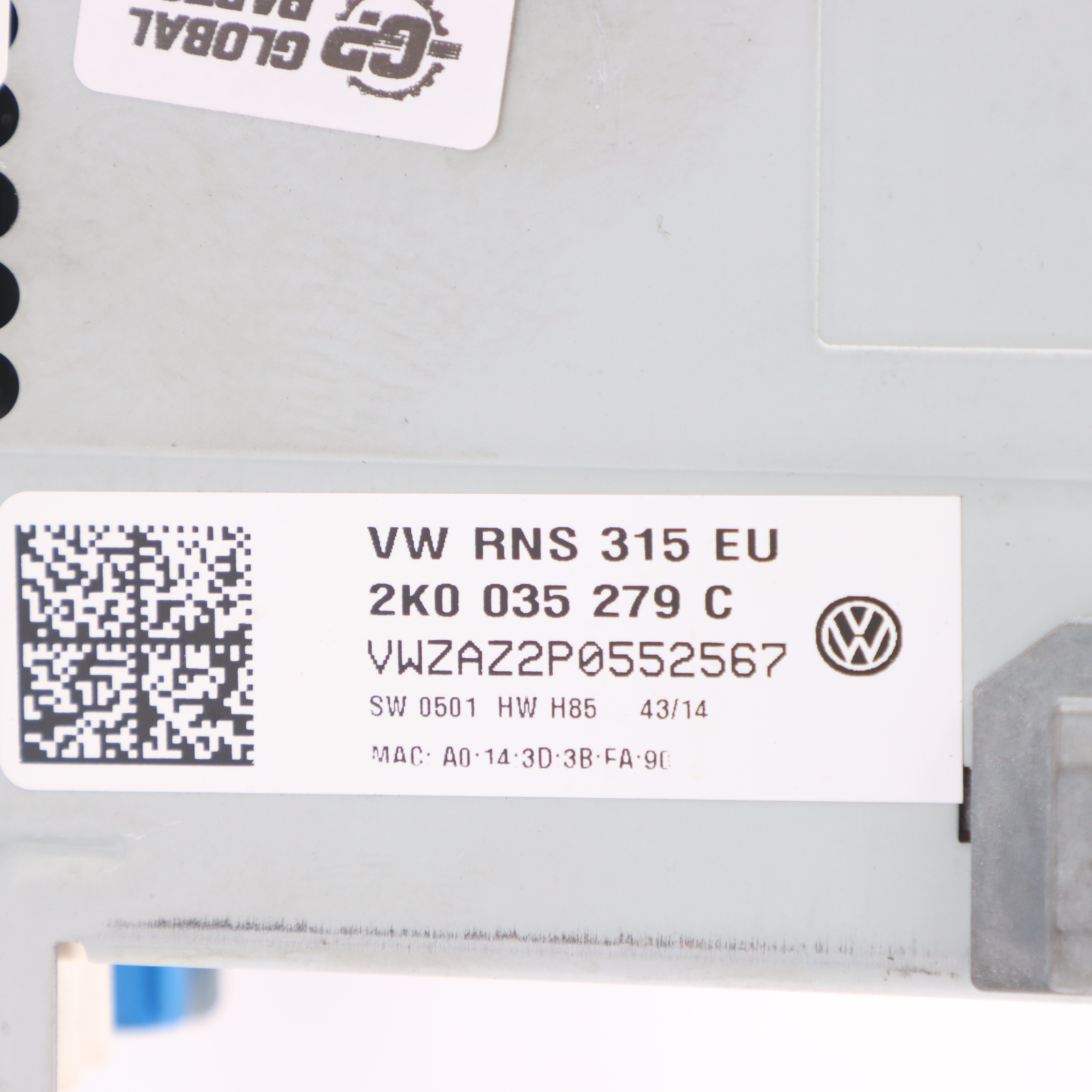 Volkswagen Tiguan 5N Sat Navi Stereo Radio Hauptgerät CD Spieler 2K0035279C