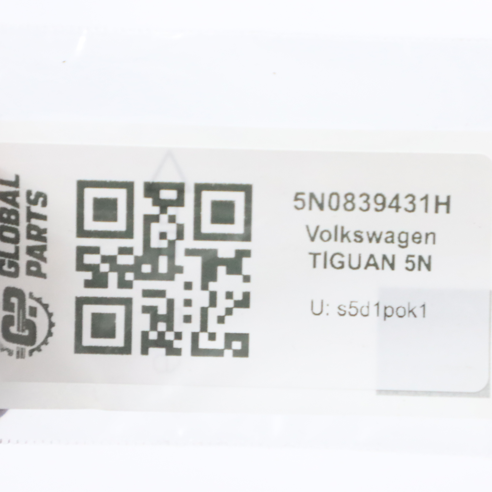 VW Tiguan 5N Heck Scheiben Rahmen Führungs Schiene Dichtung Chrom 5N0839431H