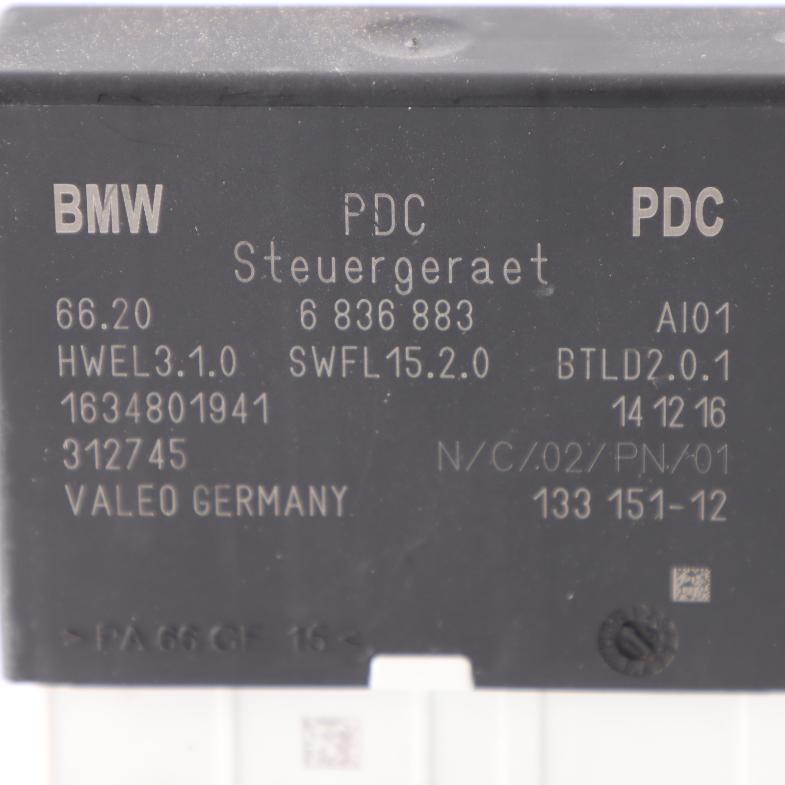 Mercedes W169 PDC Park Distance Control Modul hinten A1695450632