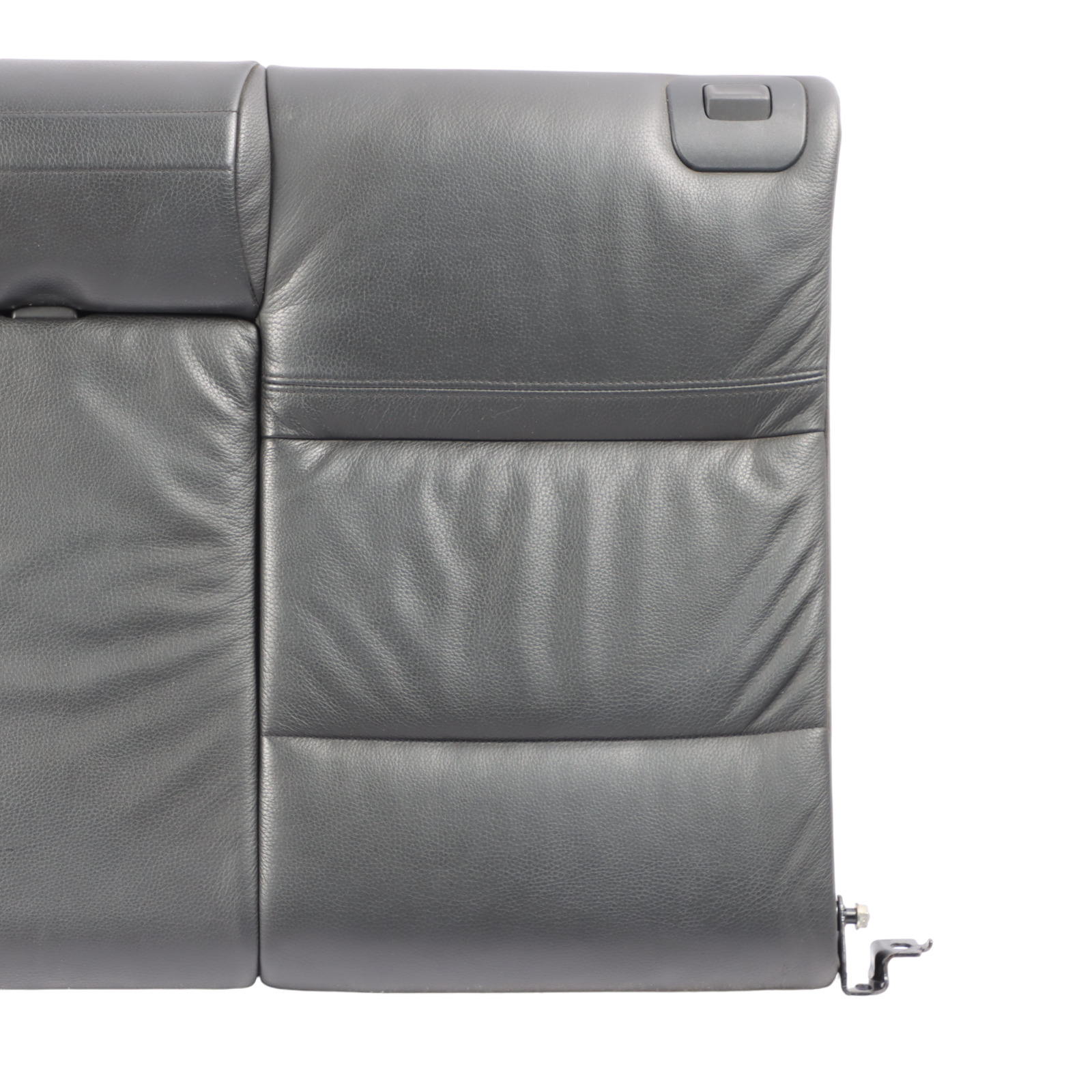 BMW 3 E93 Cabrio Convertible Rear Seat Bench Backrest Cover Black Leather