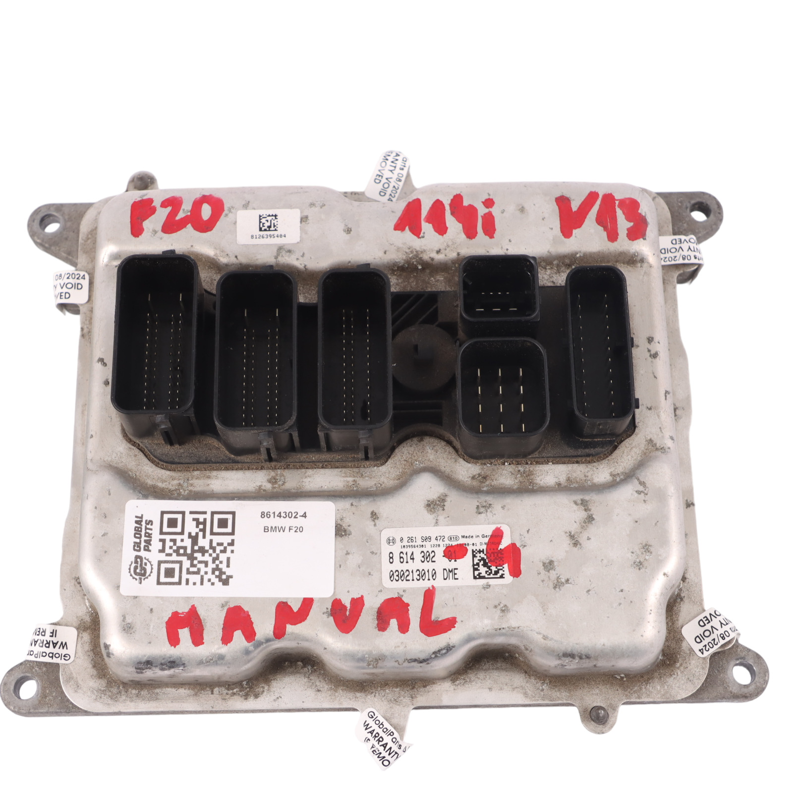 BMW F20 F21 114i N13 Motor ECU DME Kit FEM + Schlüssel 8614302 Schalt Getriebe