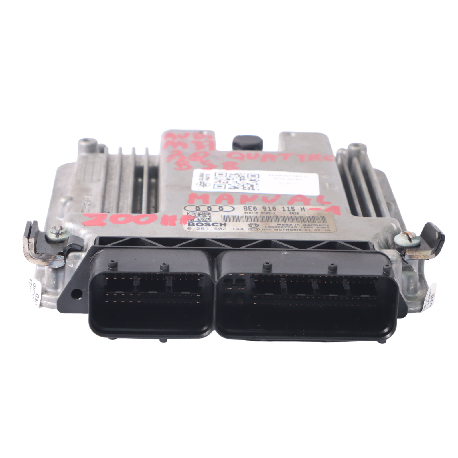 Audi A4 B7 2.0 TFSI BGB Quattro 200HP Motor ECU Kit Zündung 8E0910115H Schlüssel