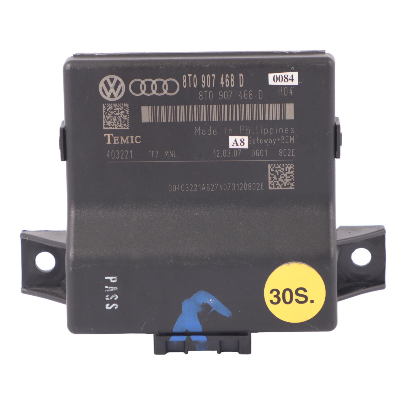 Audi A5 8T Zentrales Gateway Modul ECU Steuergerät Lear 8T0907468M