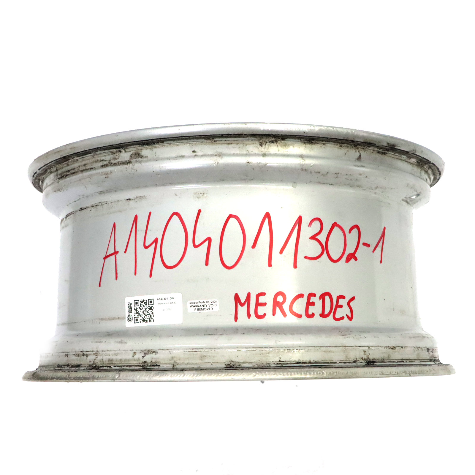 Mercedes CL C140 Silberne Leicht Metall Felge 5-Loch 18" 8,5J ET:47 A1404011302