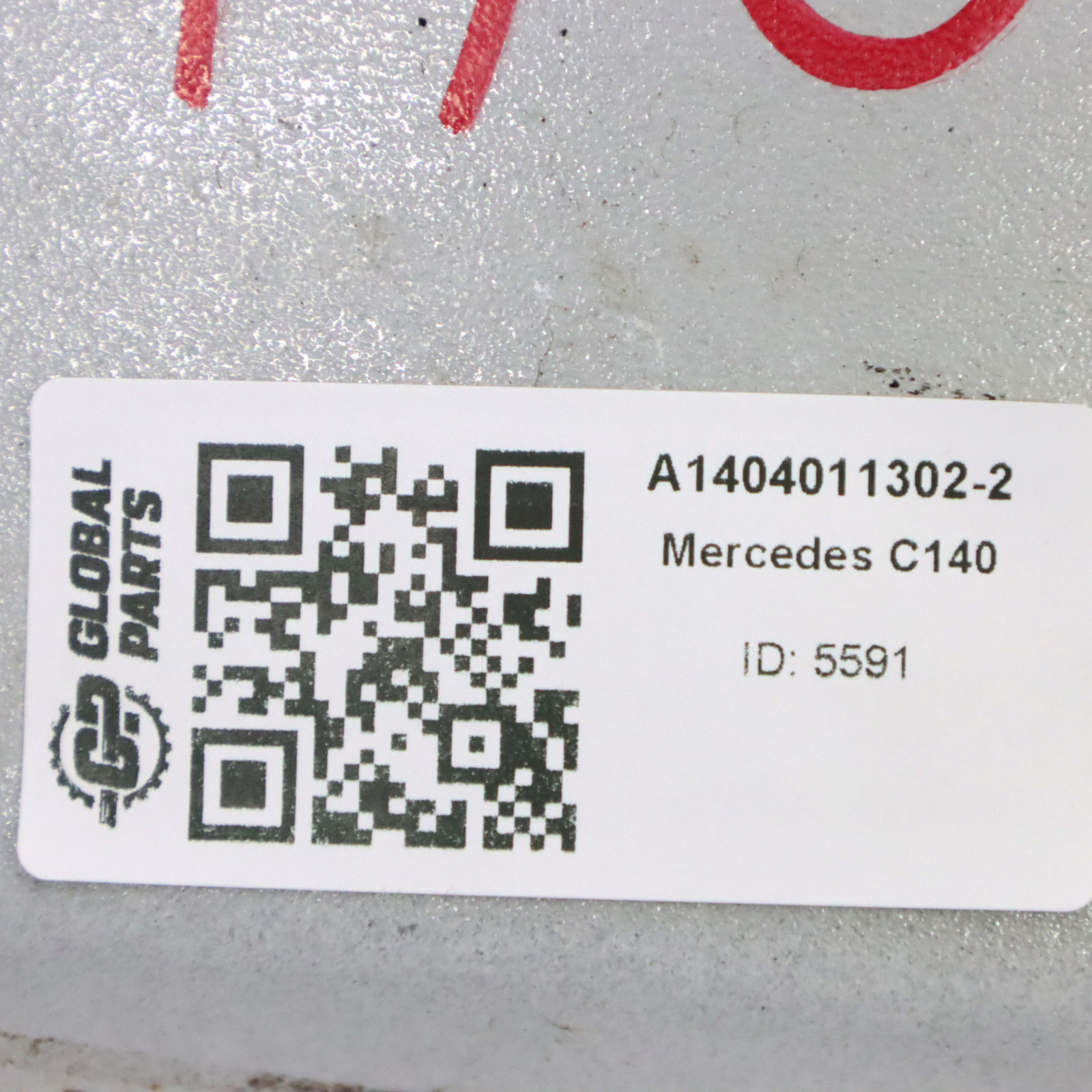 Mercedes CL C140 Silberne Leicht Metall Felge 5 Loch 18" 8,5J ET:47 A1404011302