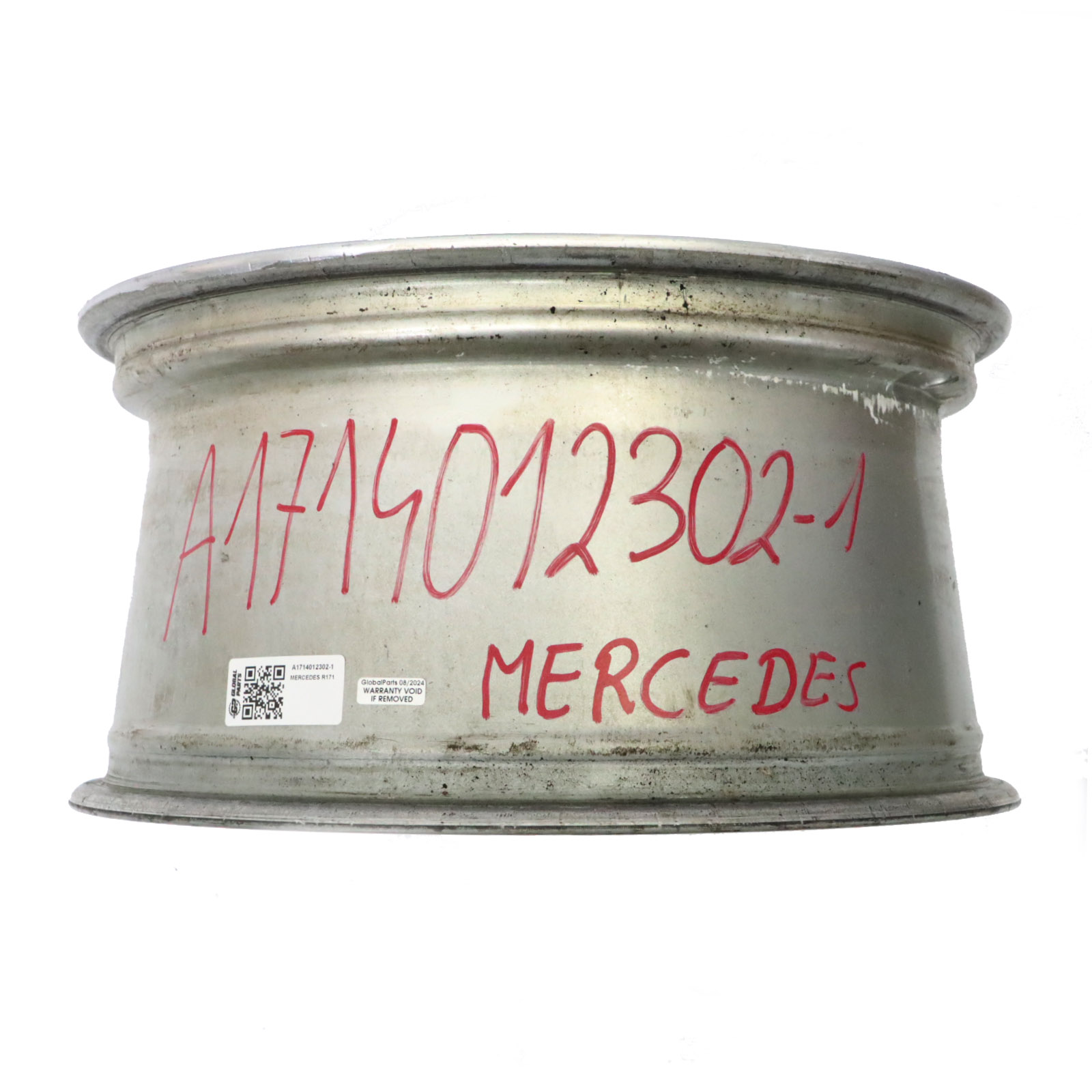 Mercedes R171 Silberne Hinterrad Felge 17" 8,5J ET:30 10-Speiche A1714012302