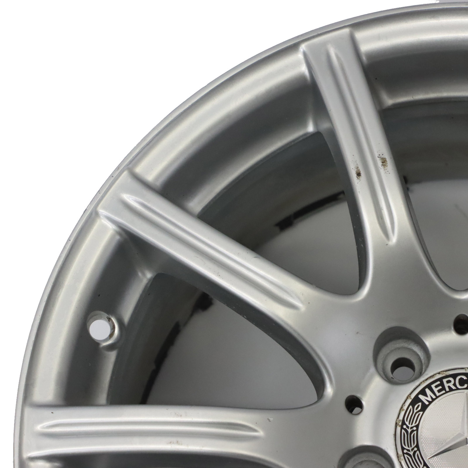 Mercedes R171 Silberne Hinterrad Felge 17" 8,5J ET:30 10-Speiche A1714012302