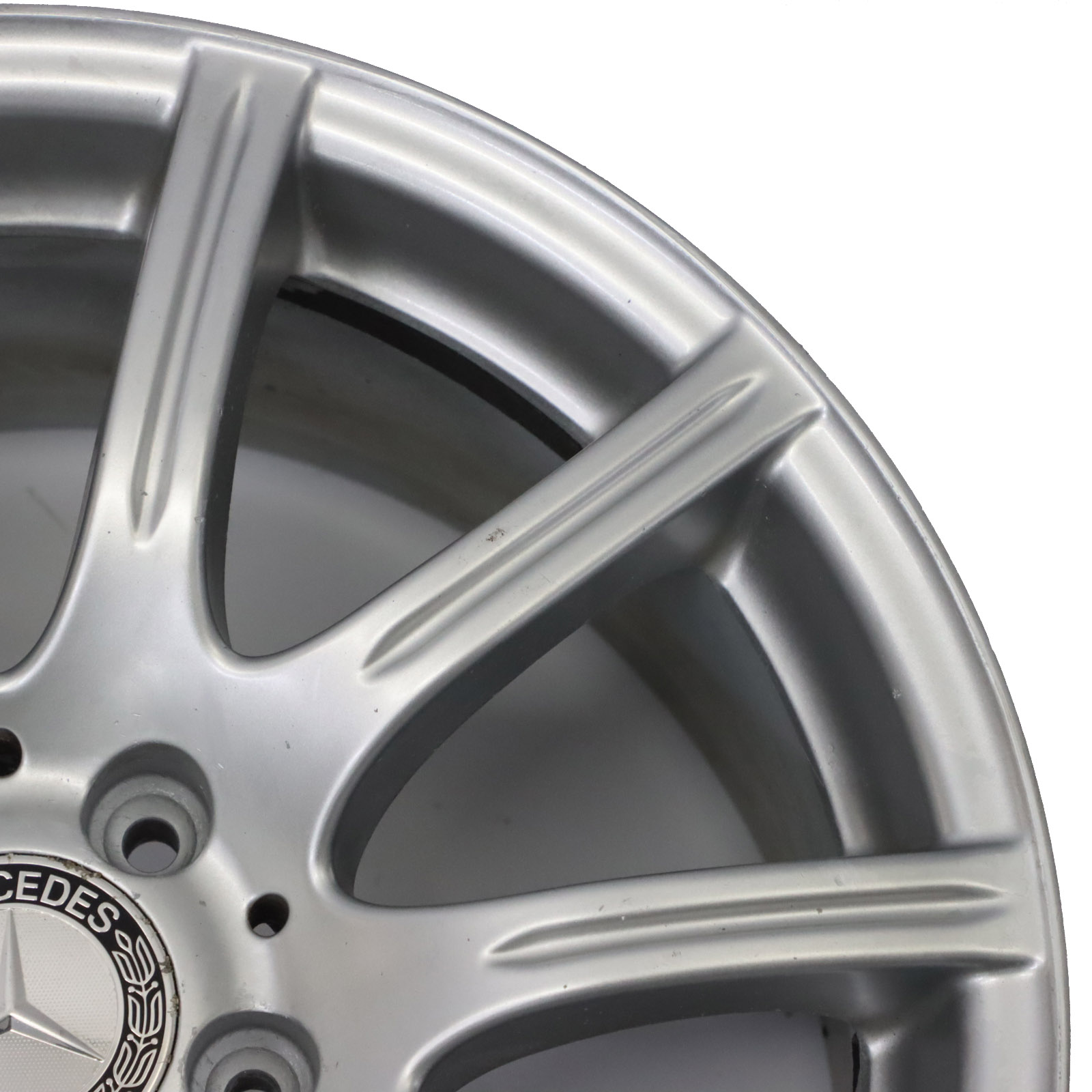 Mercedes R171 Silberne Hinterrad Felge 17" 8,5J ET:30 10-Speiche A1714012302