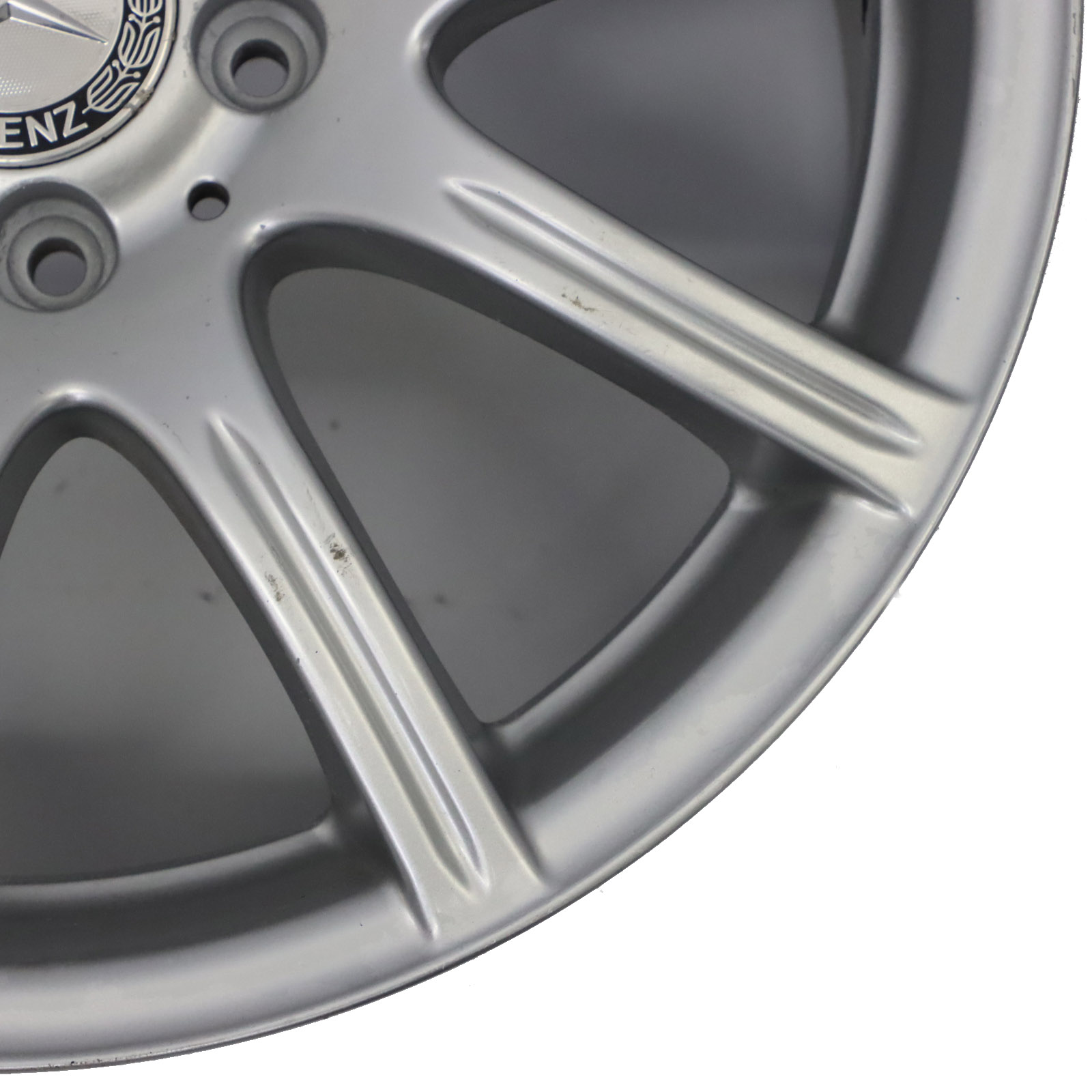 Mercedes R171 Silberne Hinterrad Felge 17" 8,5J ET:30 10-Speiche A1714012302