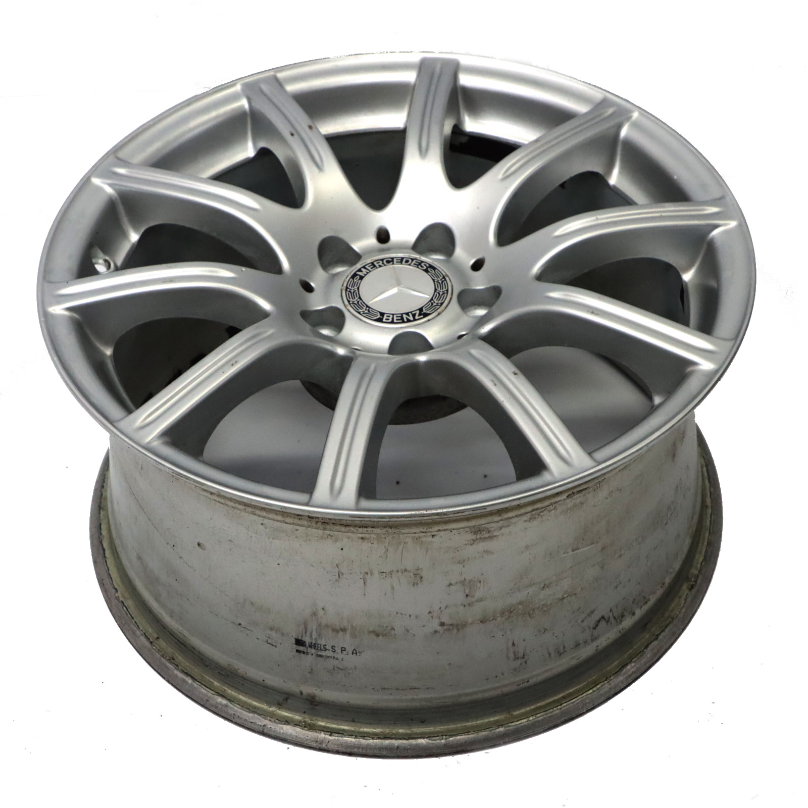 Mercedes R171 Silberne Hinterrad Felge 17" 8,5J ET:30 10-Speiche A1714012302