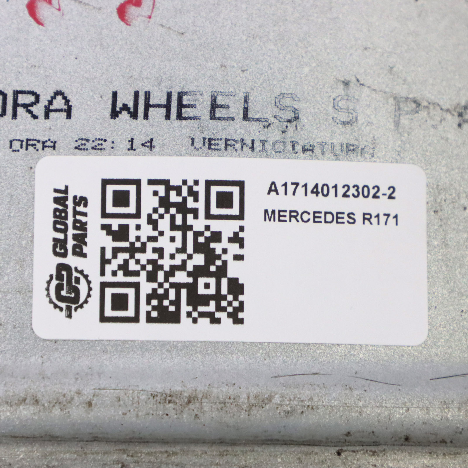 Mercedes R171 Hinten Grau Legierung Rad Felge 17" 8,5J ET:30 A1714012302