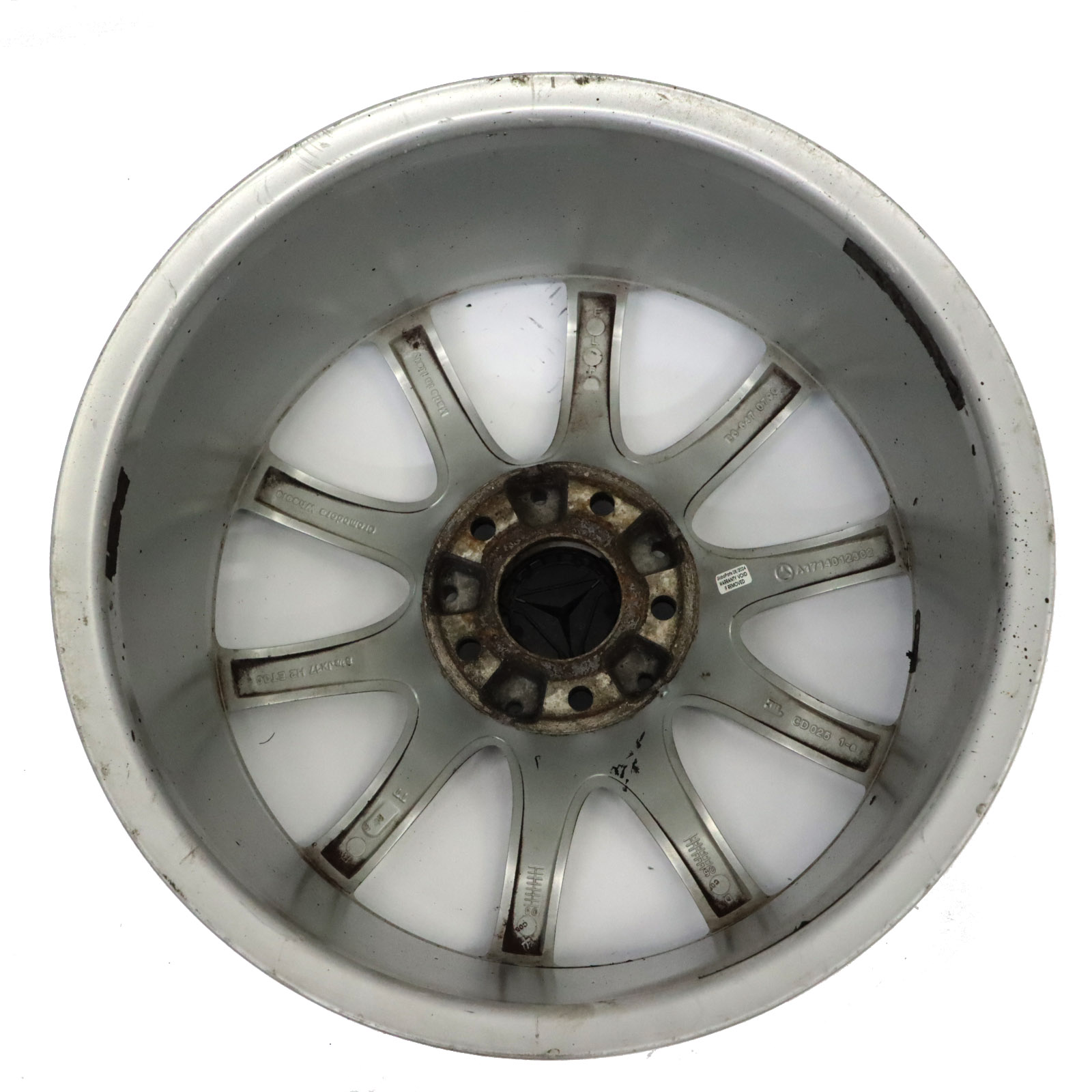 Mercedes R171 Hinten Grau Legierung Rad Felge 17" 8,5J ET:30 A1714012302